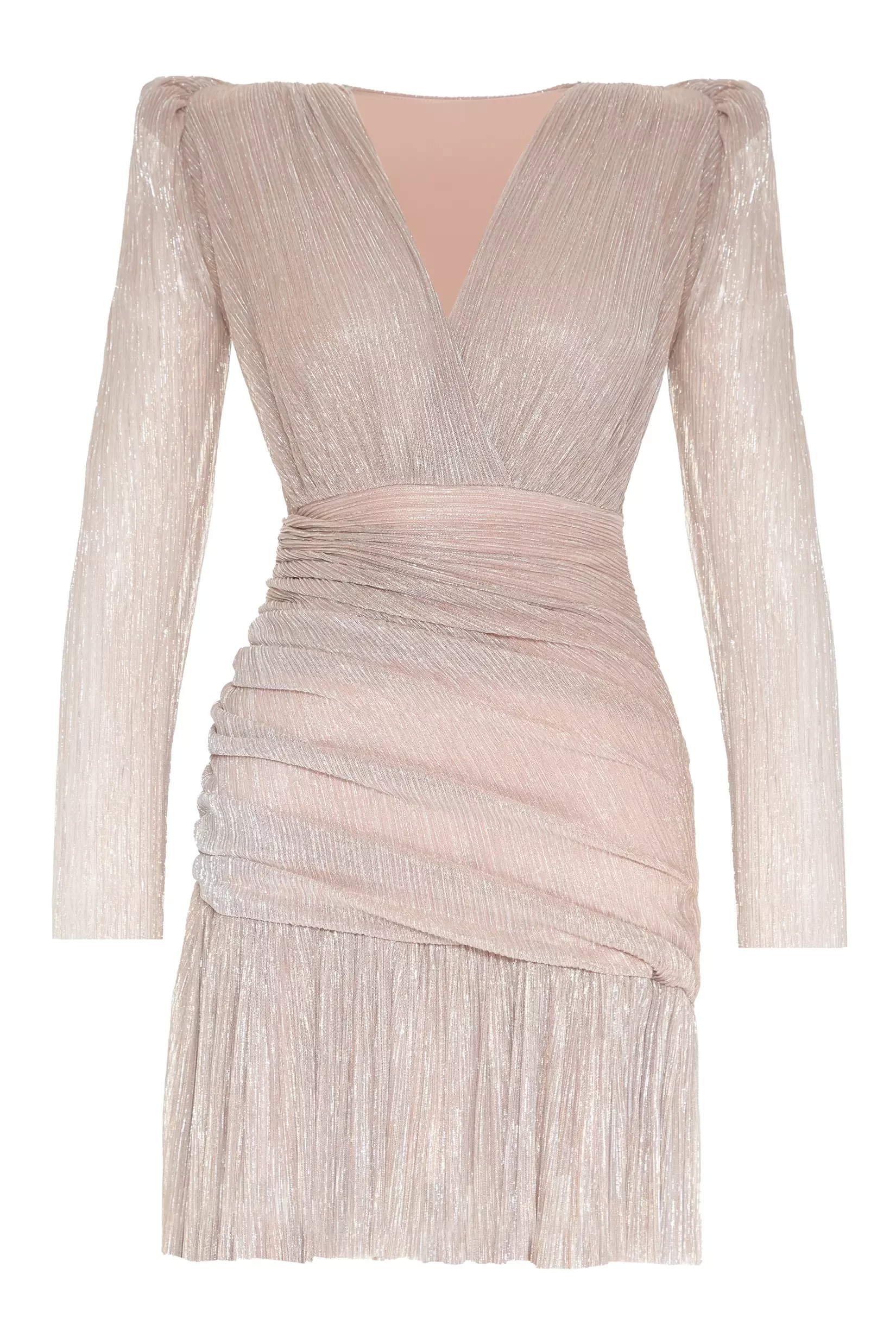 Blush Plus Size Sparky Long Sleeve Midi Dress