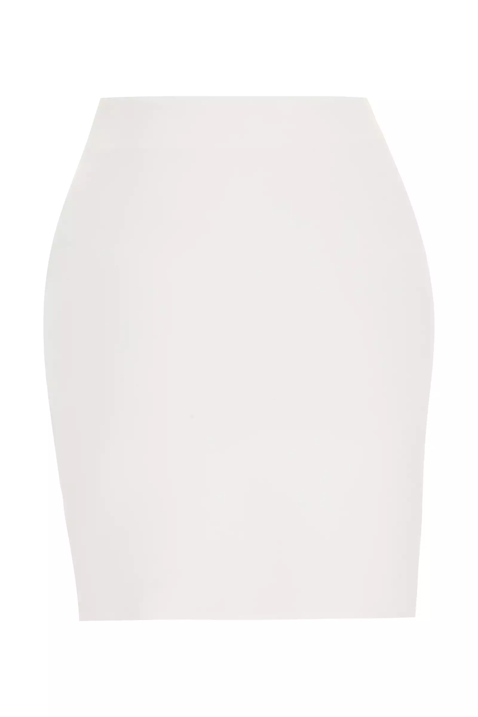 White Dalgic Sleeveless Midi Skirt