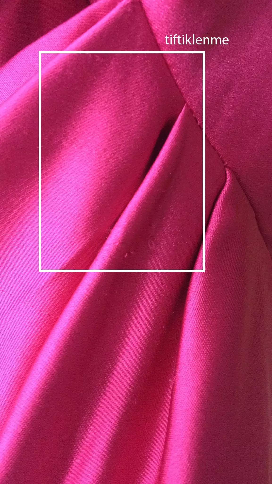 Fuchsia satin sleeveless mini dress