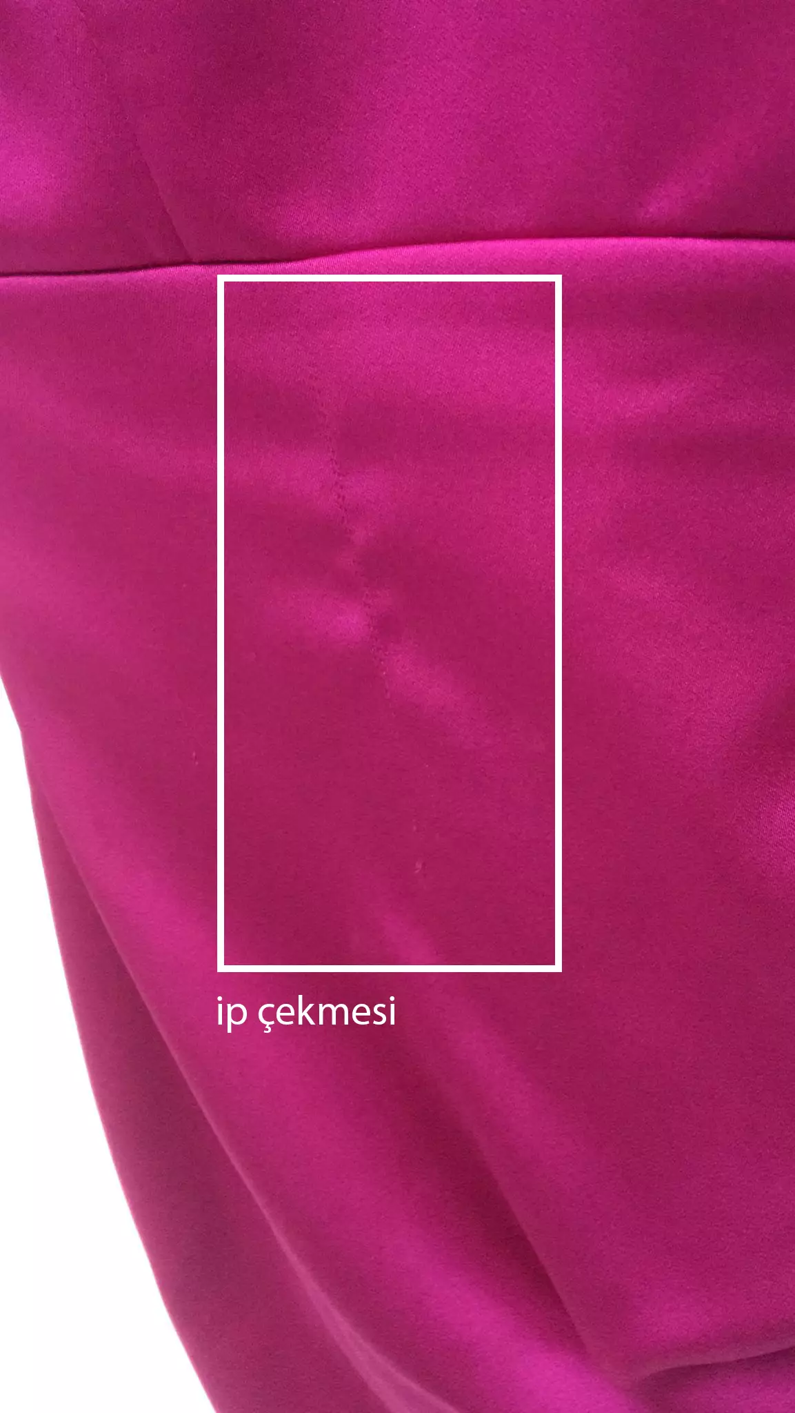 Fuchsia satin sleeveless mini dress