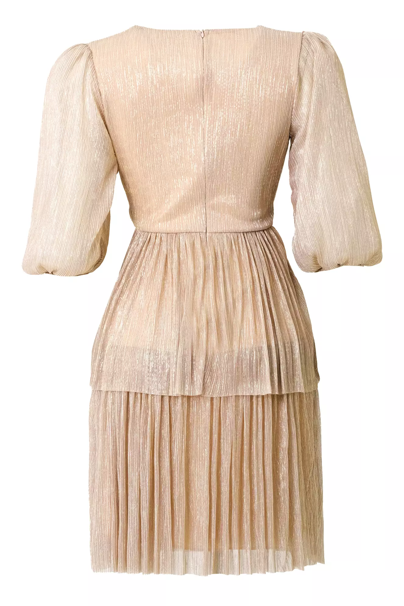 Gold Moonlight Kapri Kol Mini Dress