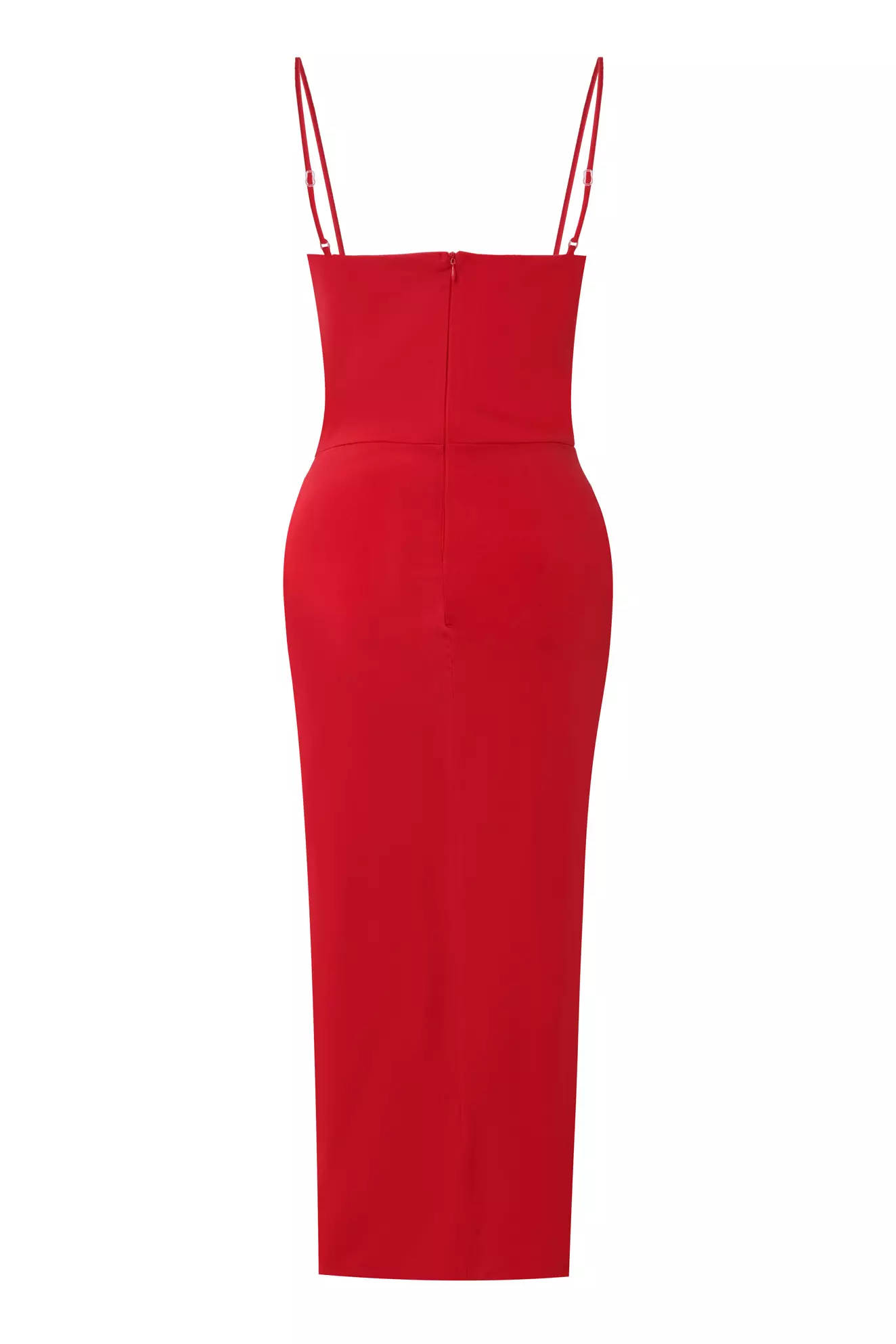 Red Sendy Sleeveless Long Dress