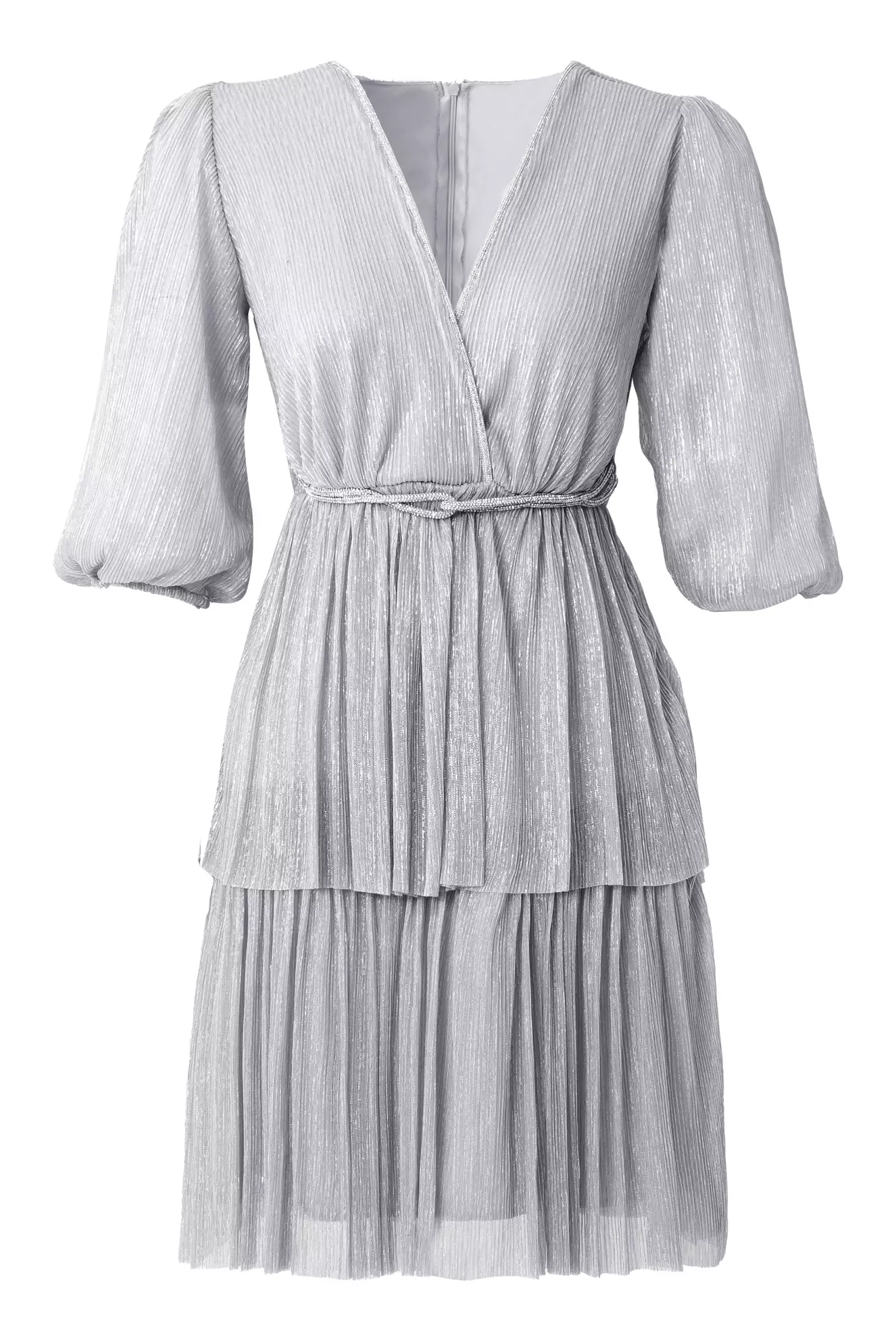 Silver Moonlight Kapri Kol Mini Dress
