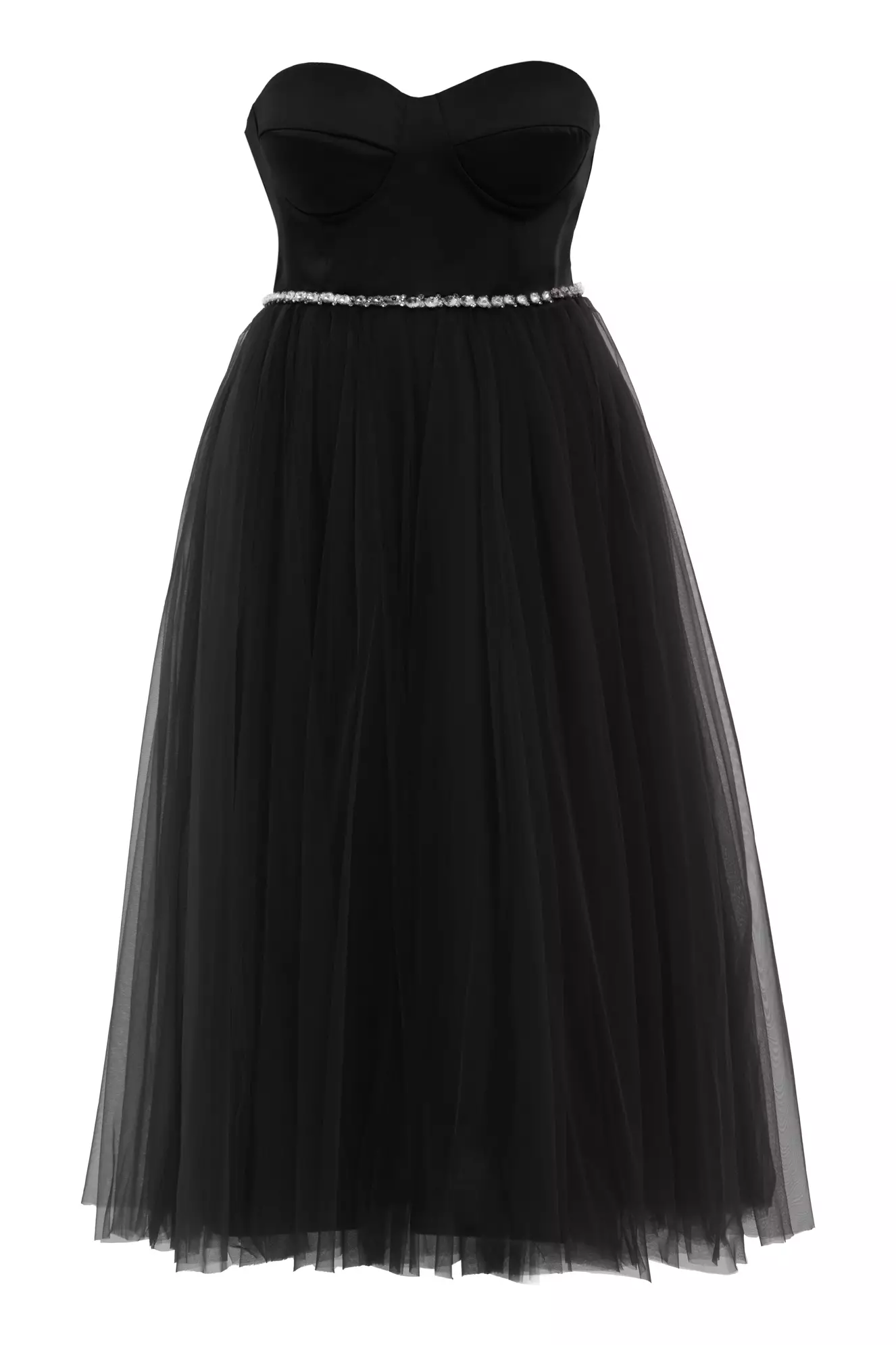 Black Plus Size Satin Sleeveless Long Dress