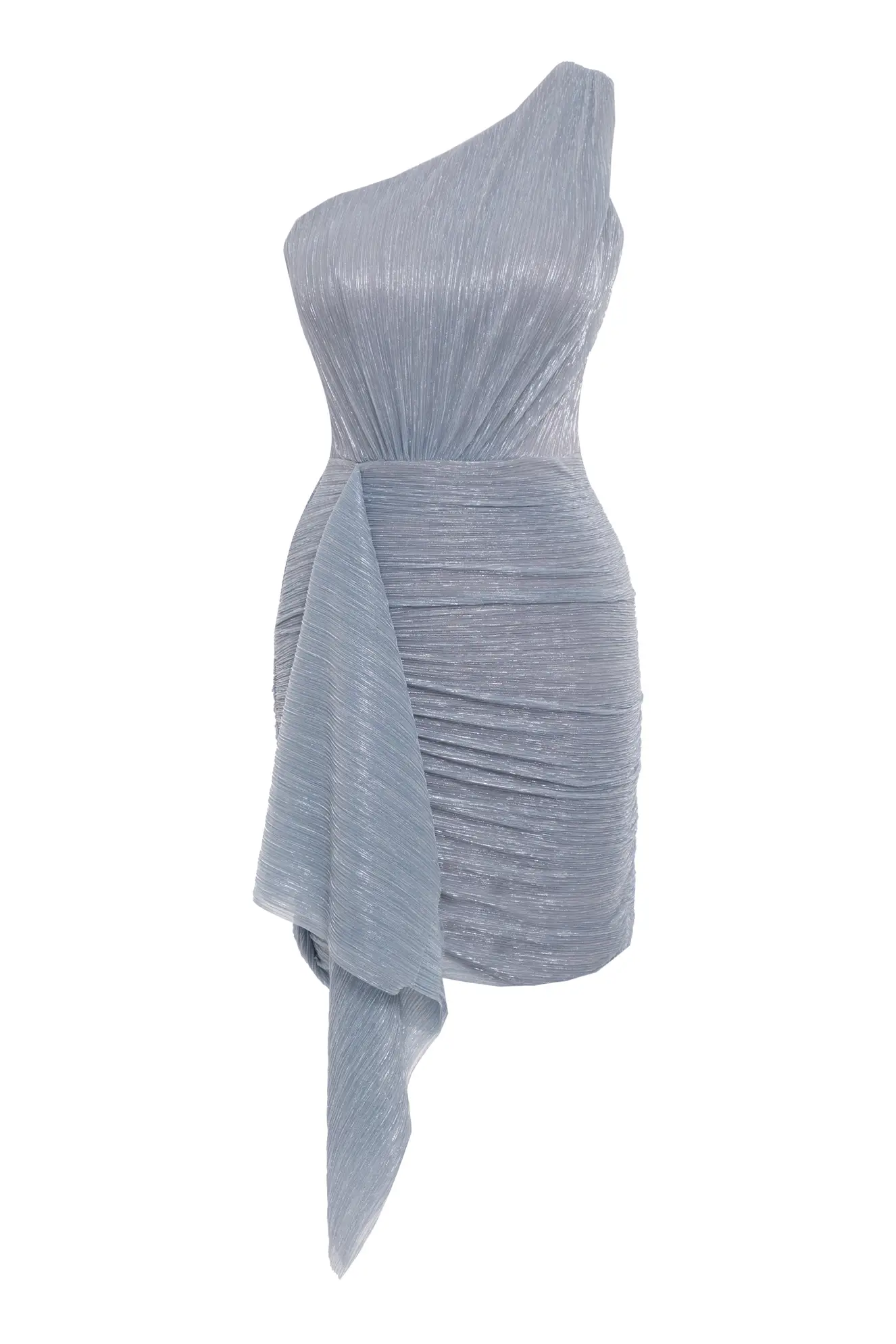 Blue moonlight sleeveless mini dress