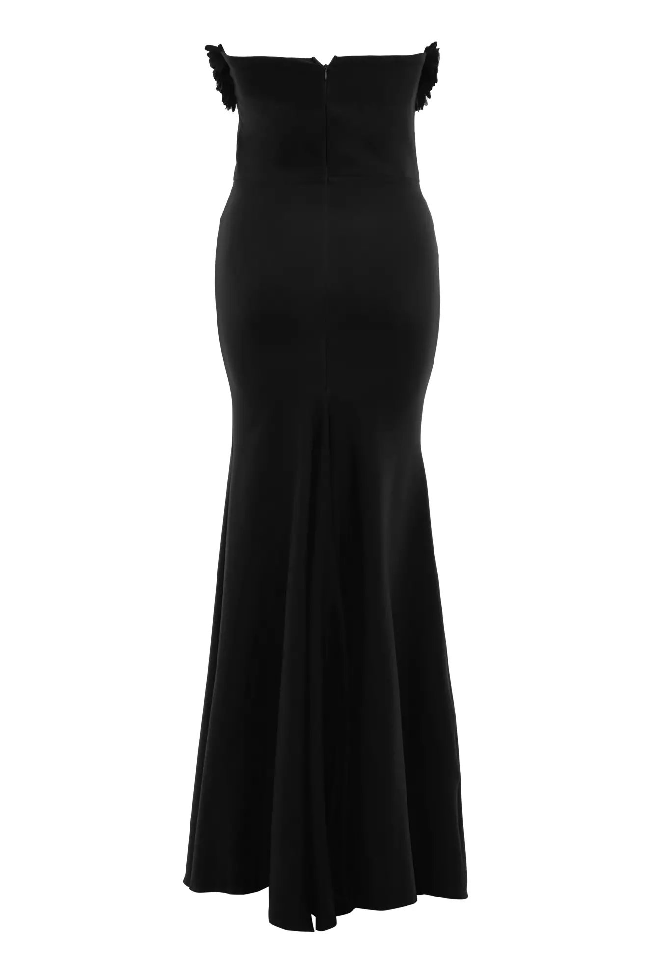 Black Plus Size Crepe Dress