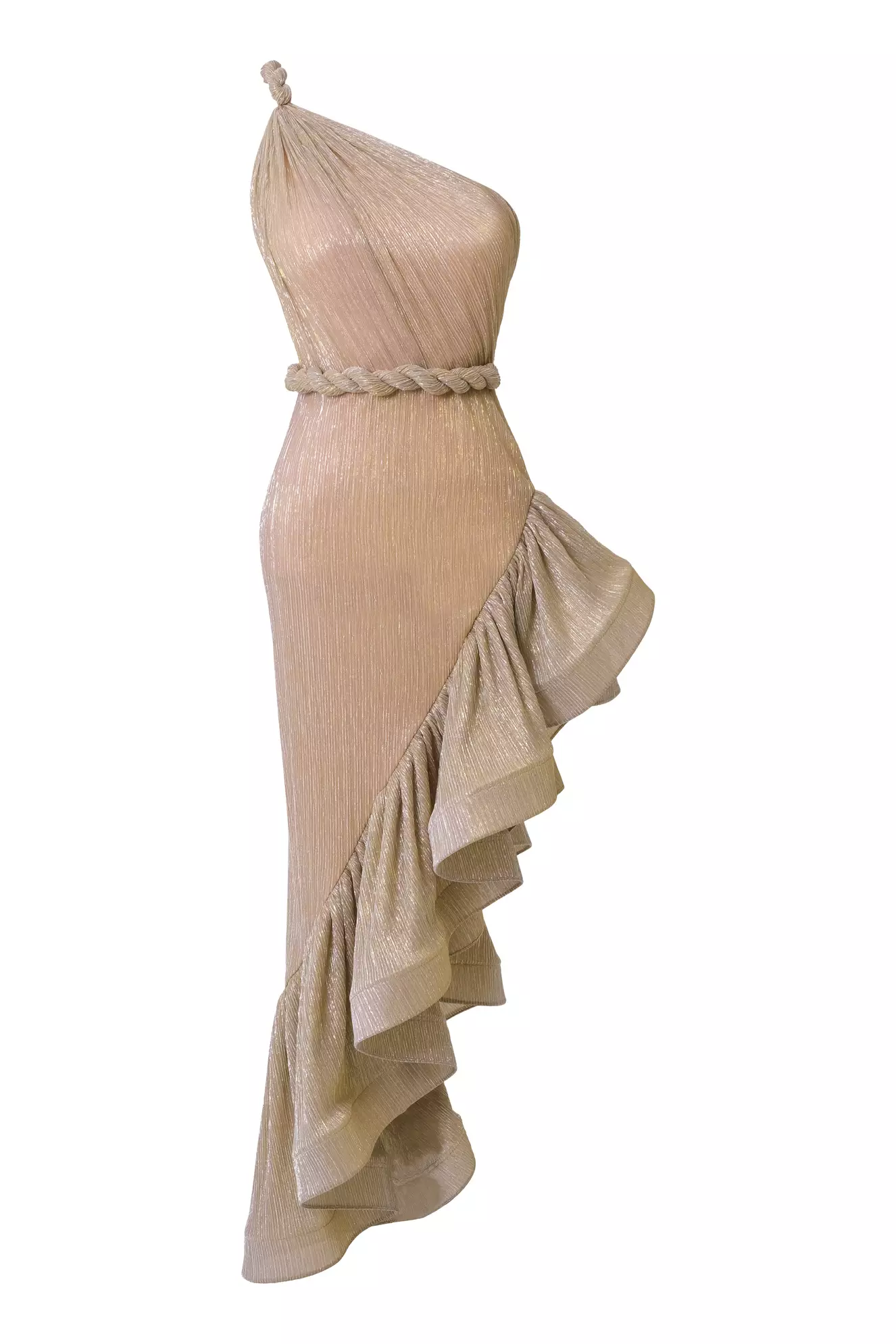 Gold Moonlight Sleeveless Long Dress
