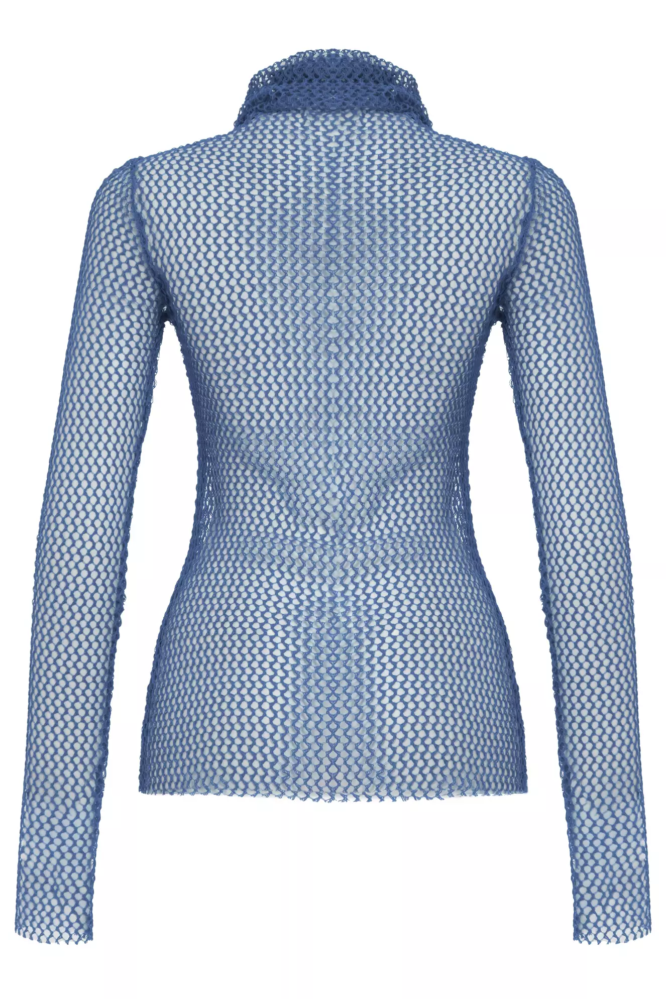 Indigo file long sleeve shirt