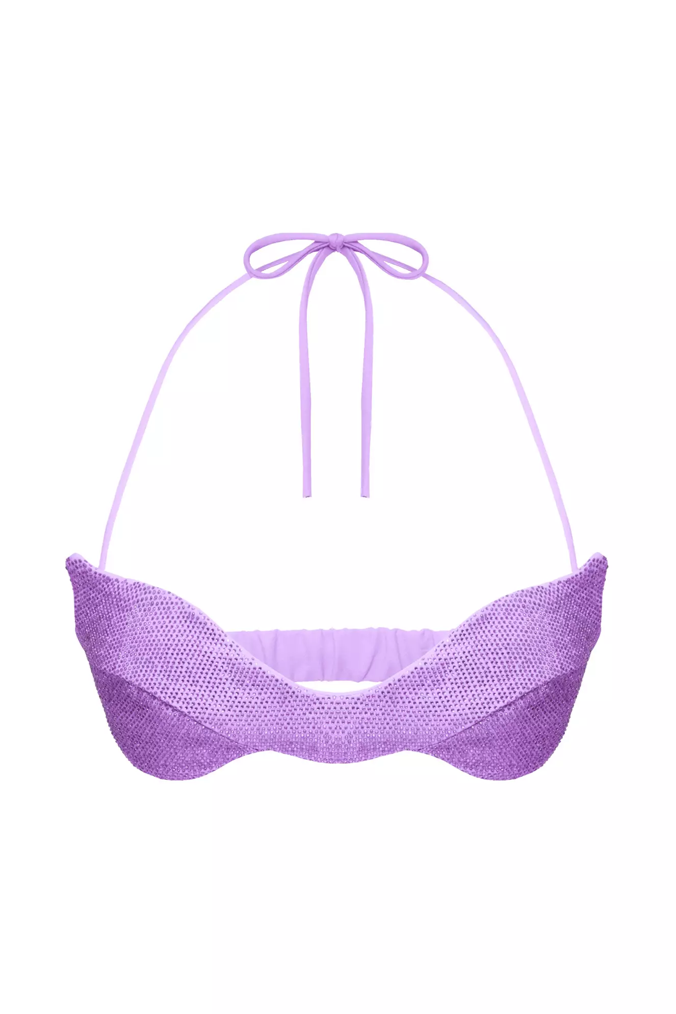 Lilac Crepe Büstiyer