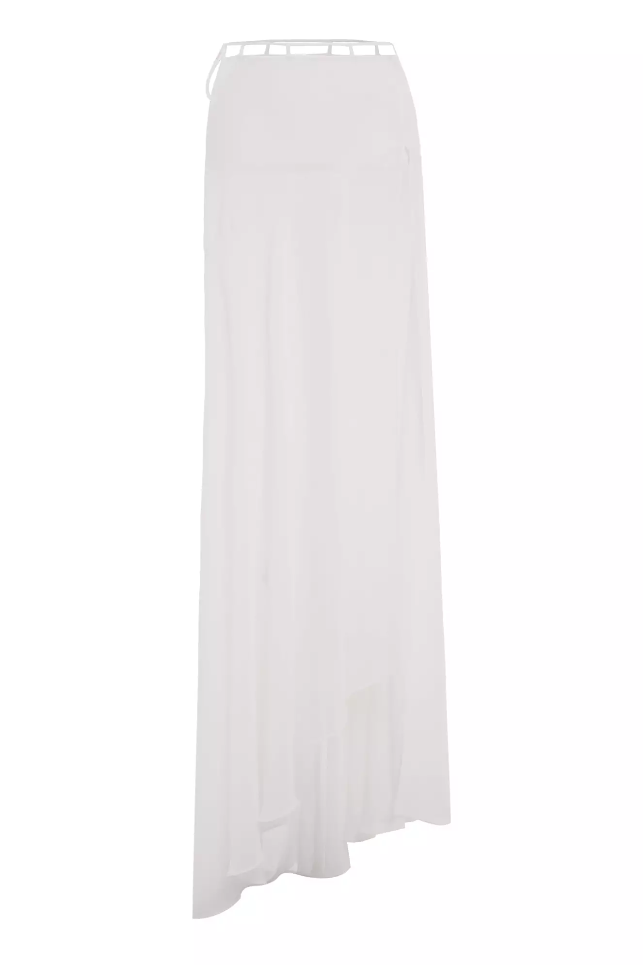 White Sifon Long Skirt