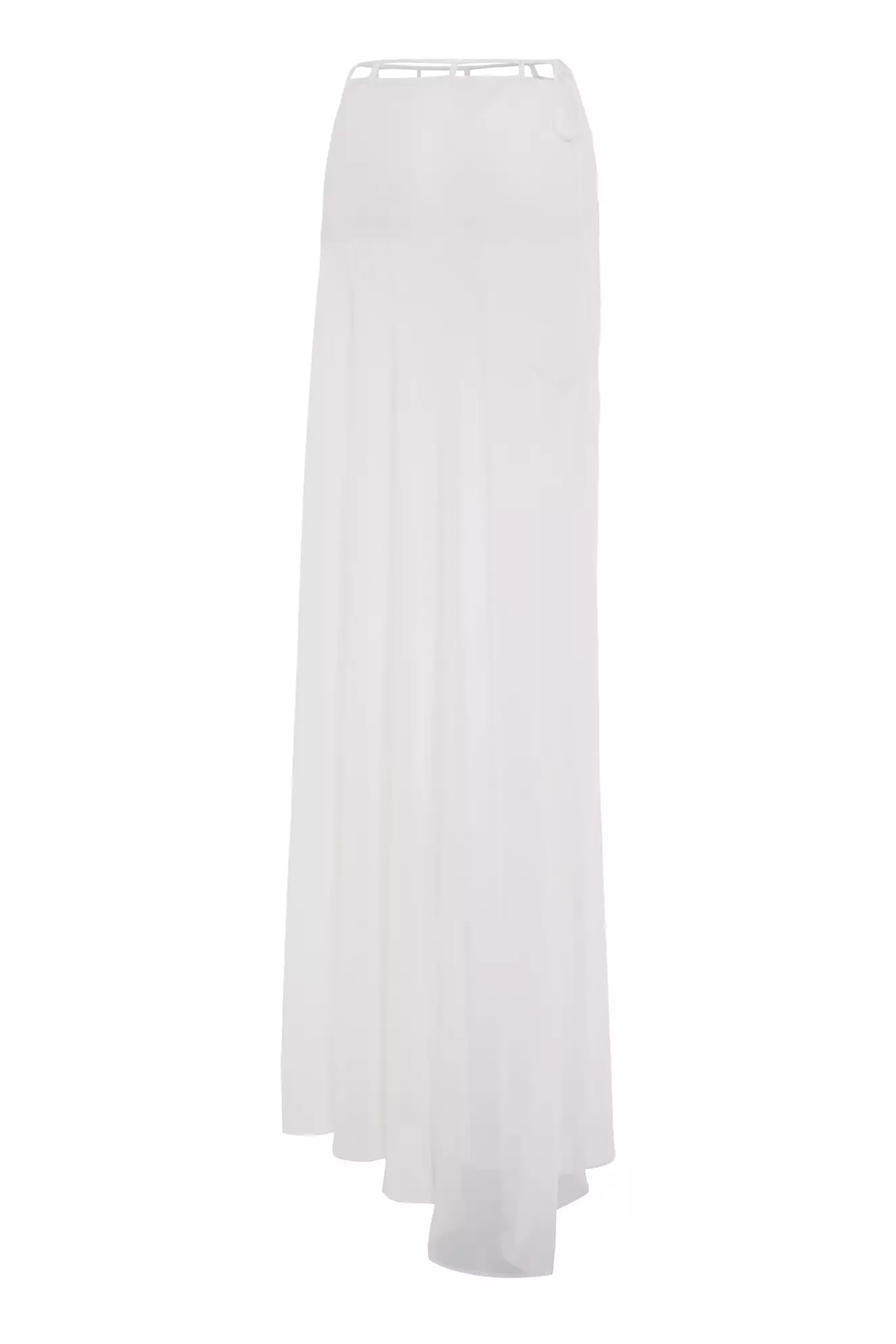 White Sifon Long Skirt