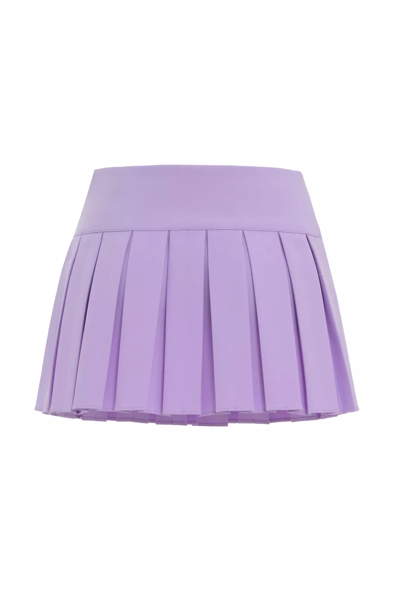 Lilac Crepe Mini Skirt