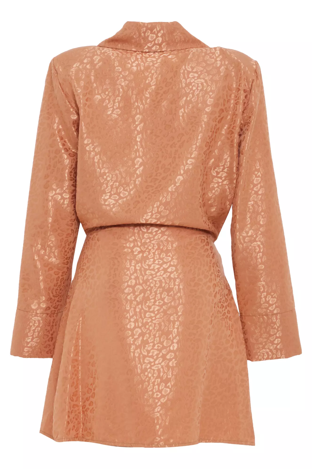 Printed Jakar Long Sleeve Mini Dress