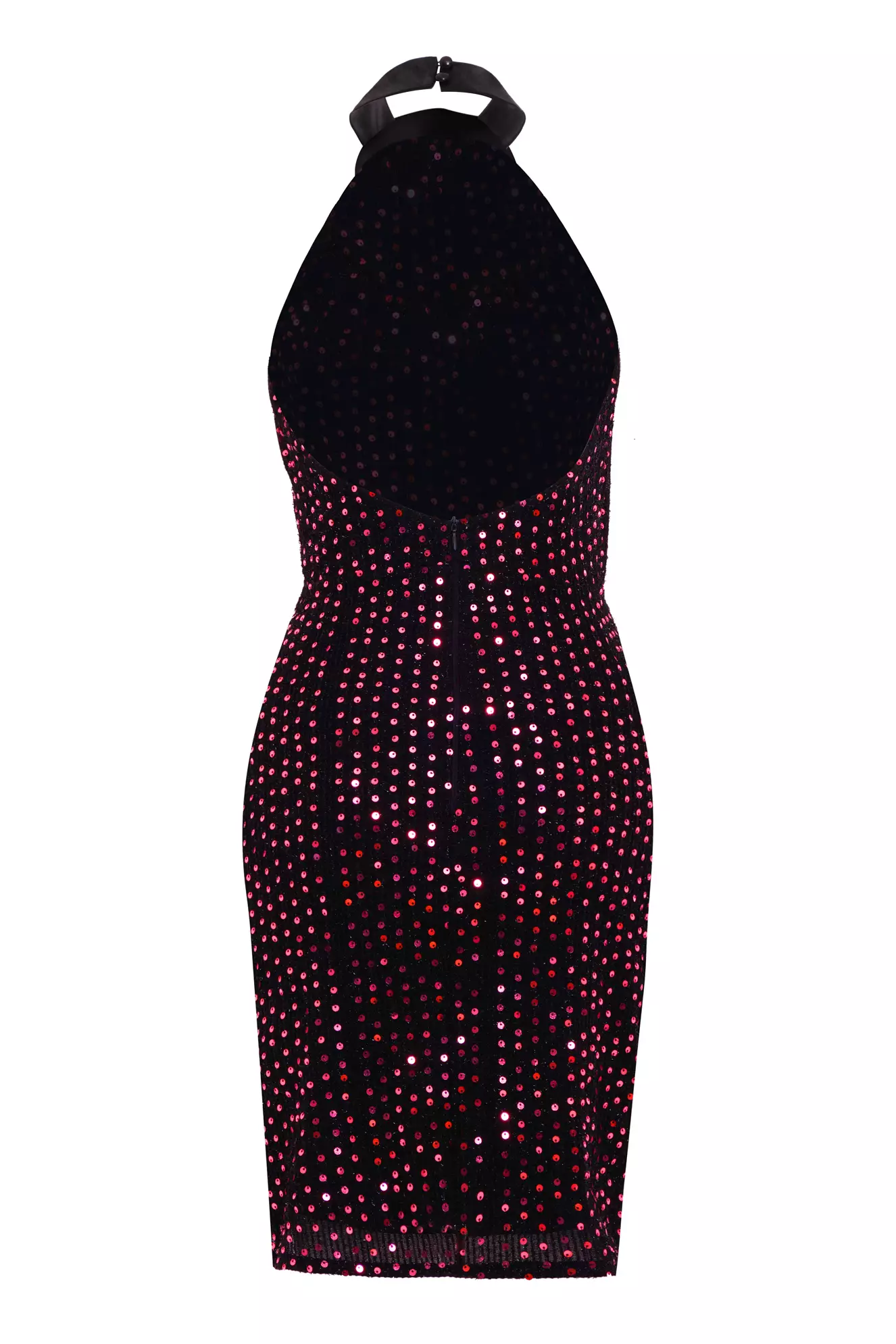 Red Sequin Sleeveless Mini Dress