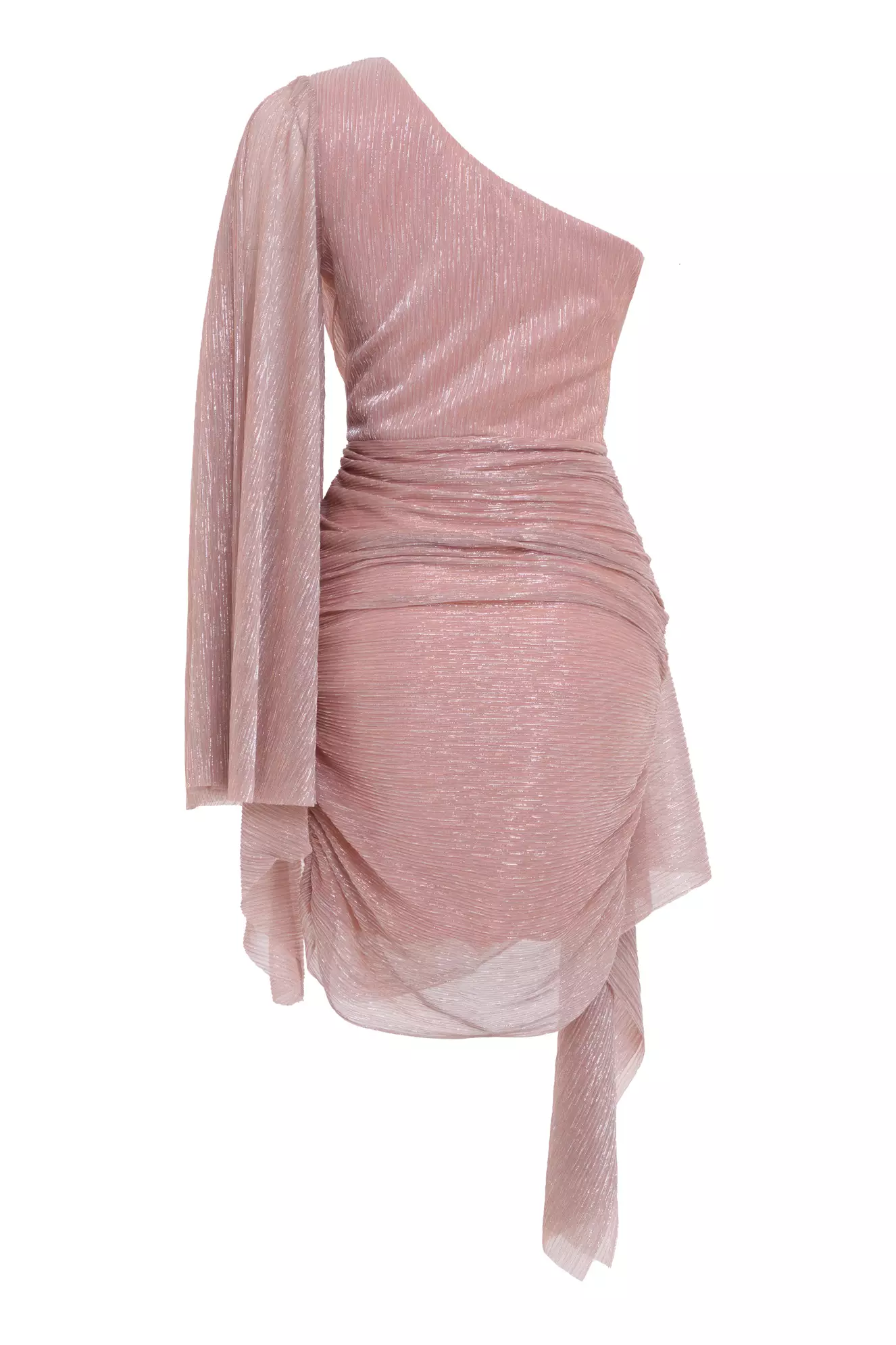 Blush Moonlight One Arm Mini Dress