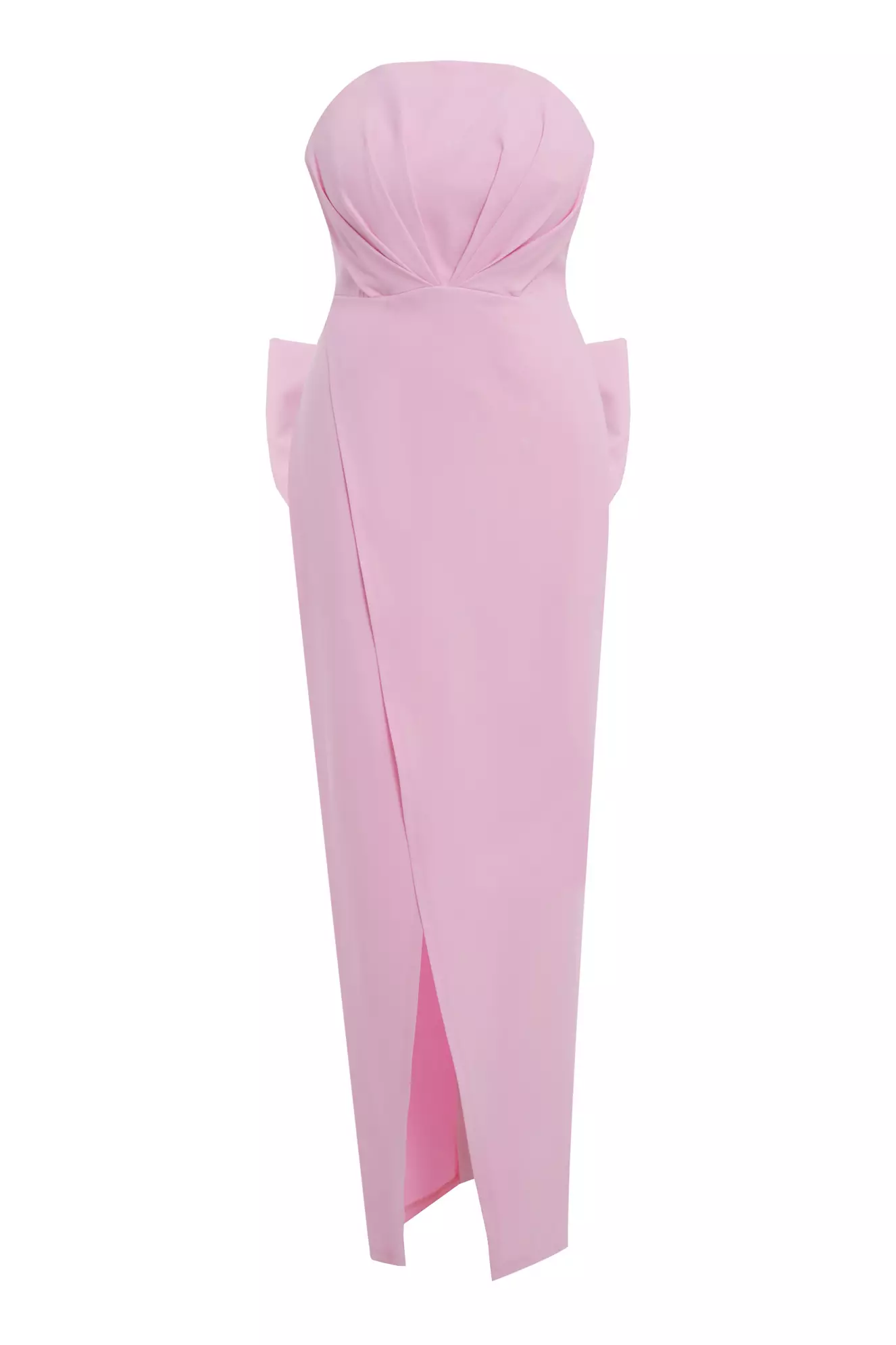 Blush Plus Size Crepe Sleeveless Long Dress