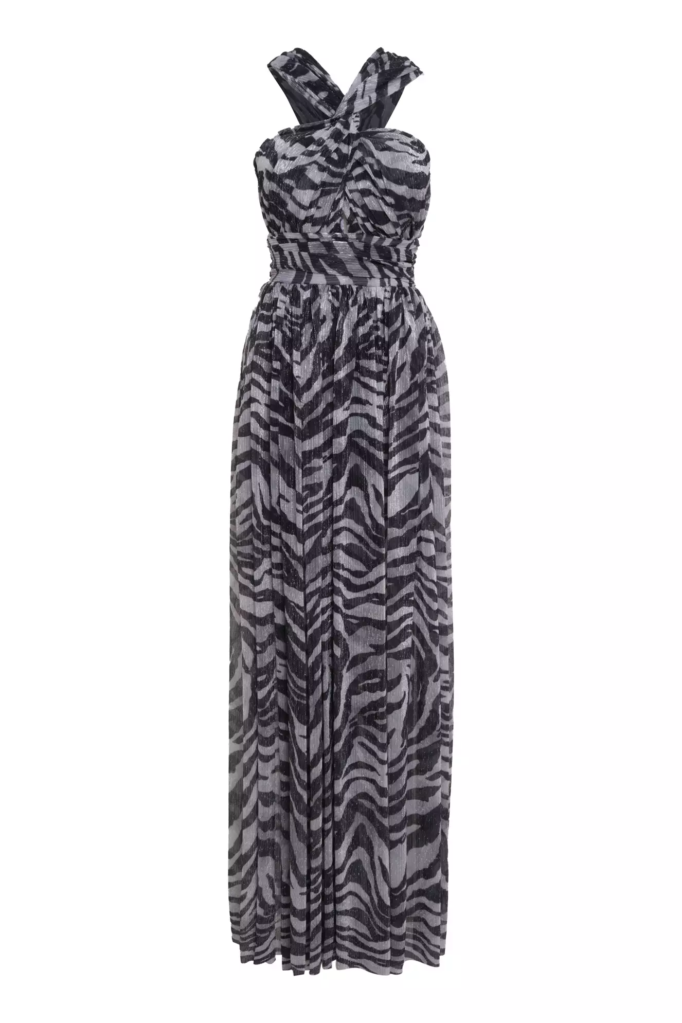 Printed Moonlight Sleeveless Long Dress