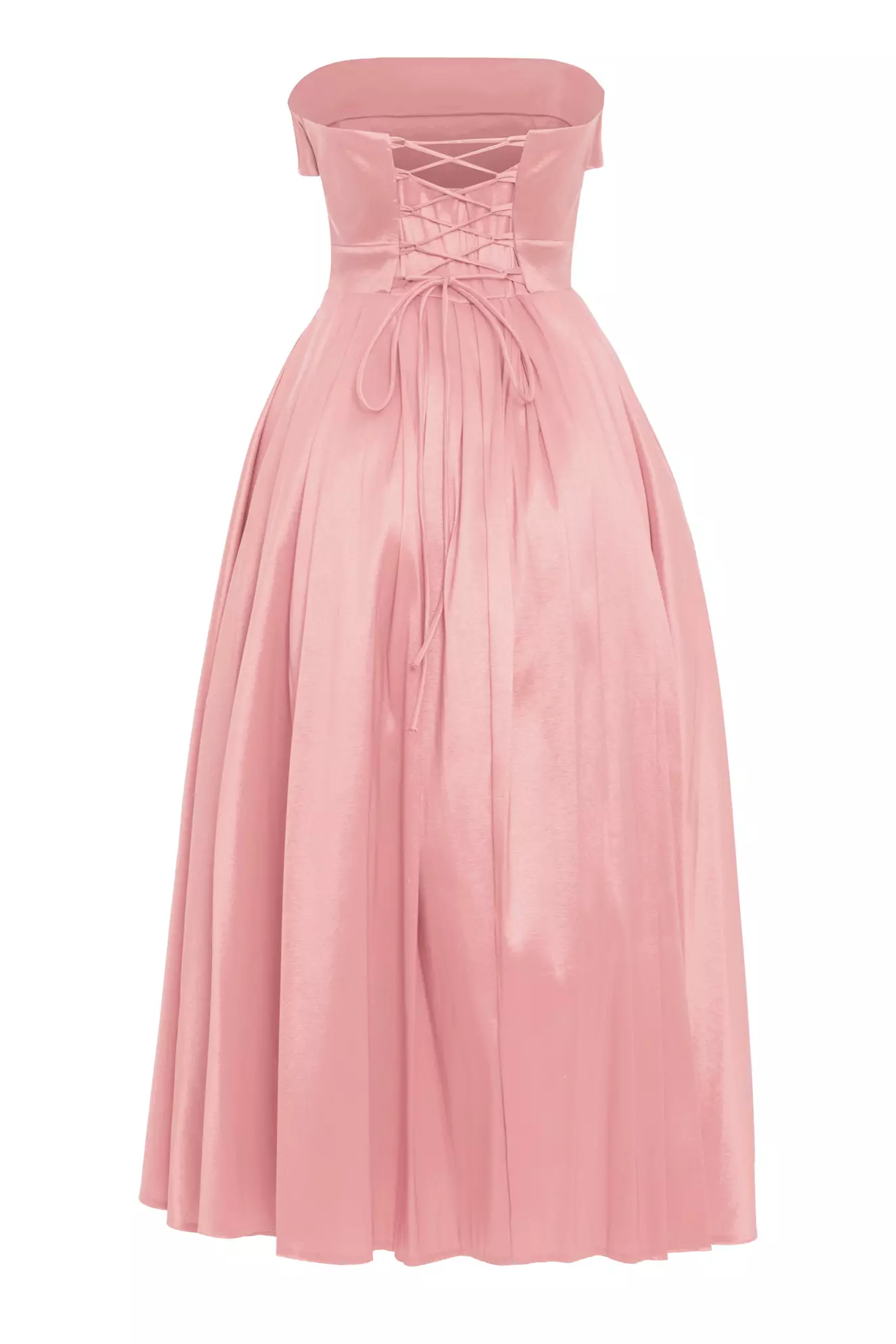 Blush Tafta Sleeveless Long Dress
