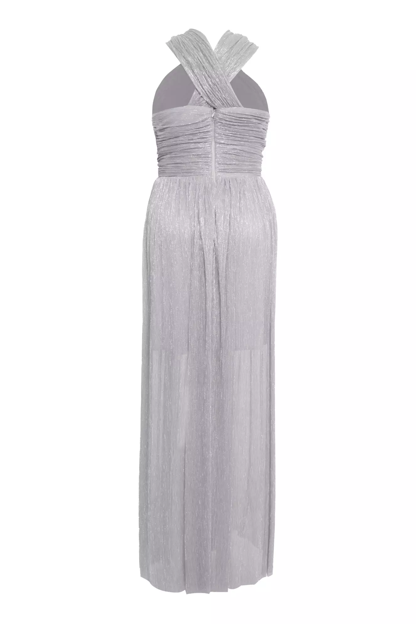 Silver Plus Size Moonlight Sleeveless Long Dress