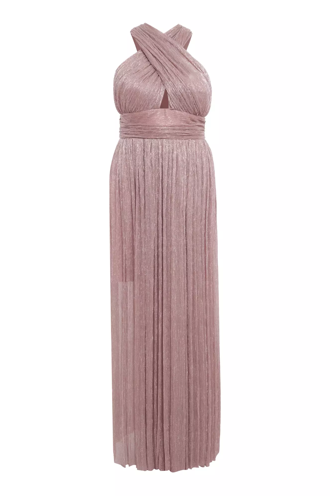 Blush plus size moonlight sleeveless long dress
