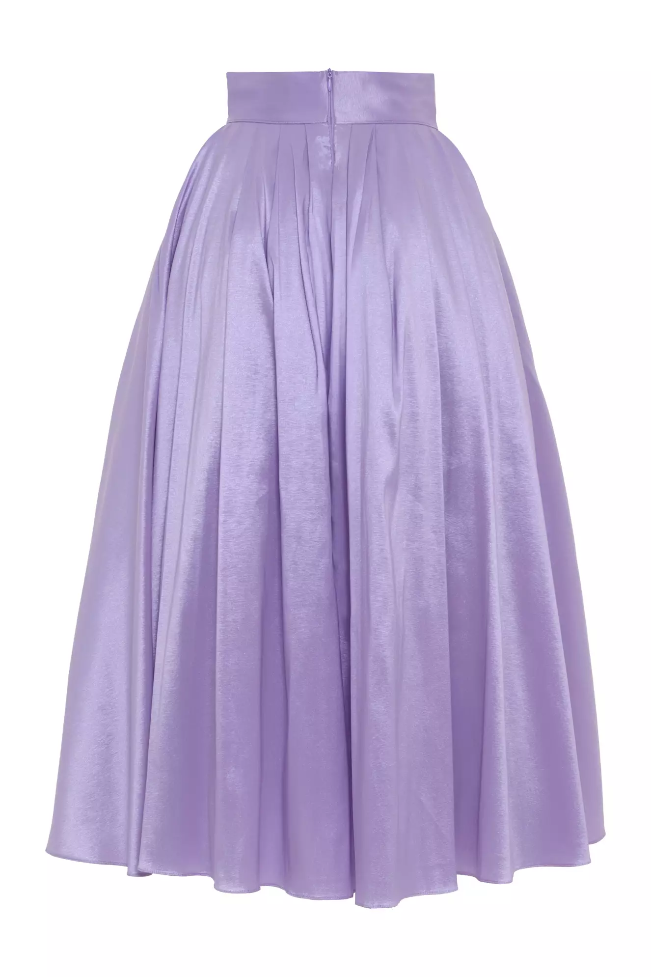 Lilac Tafta Long Skirt