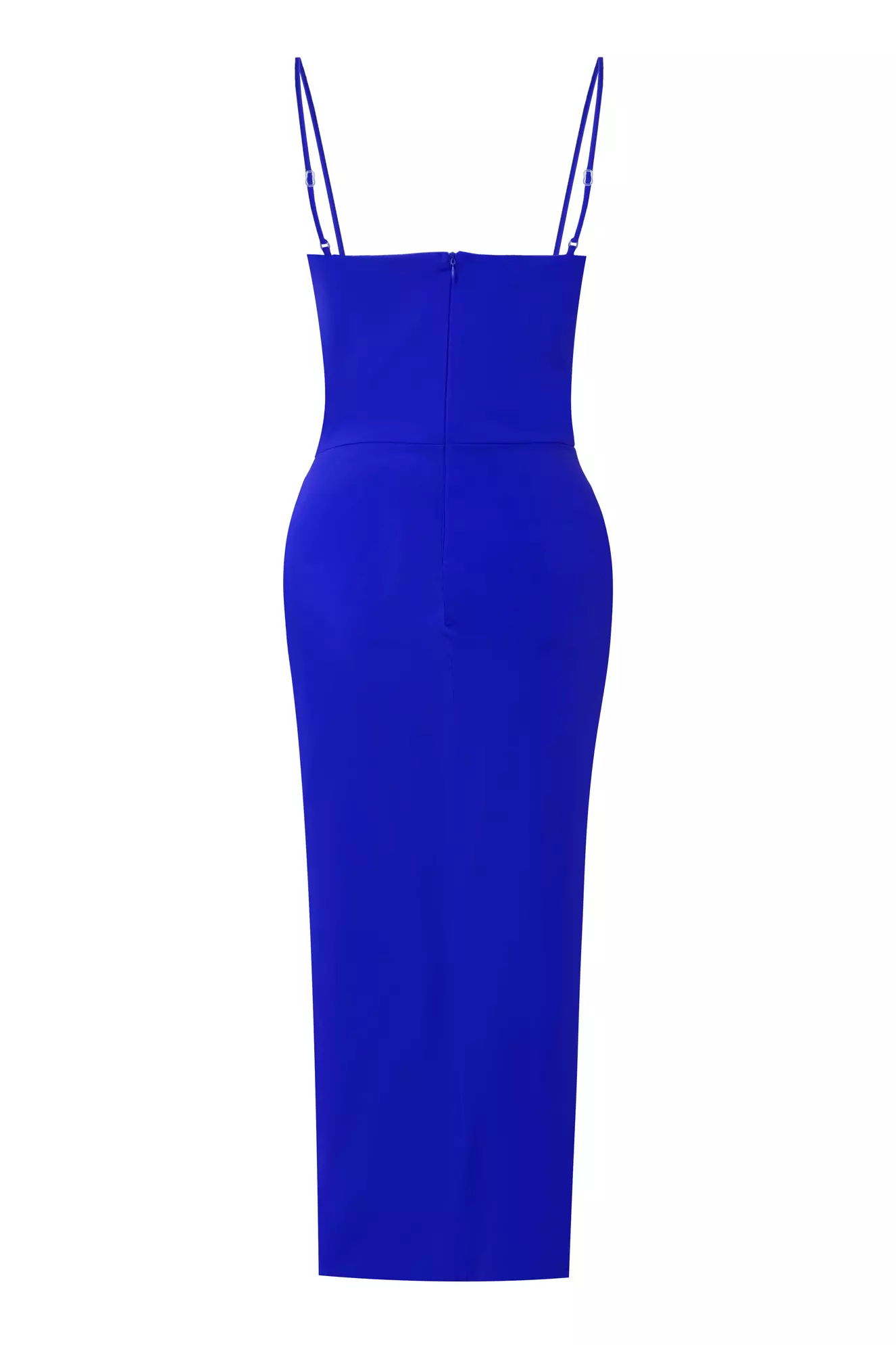 Blue sendy sleeveless long dress