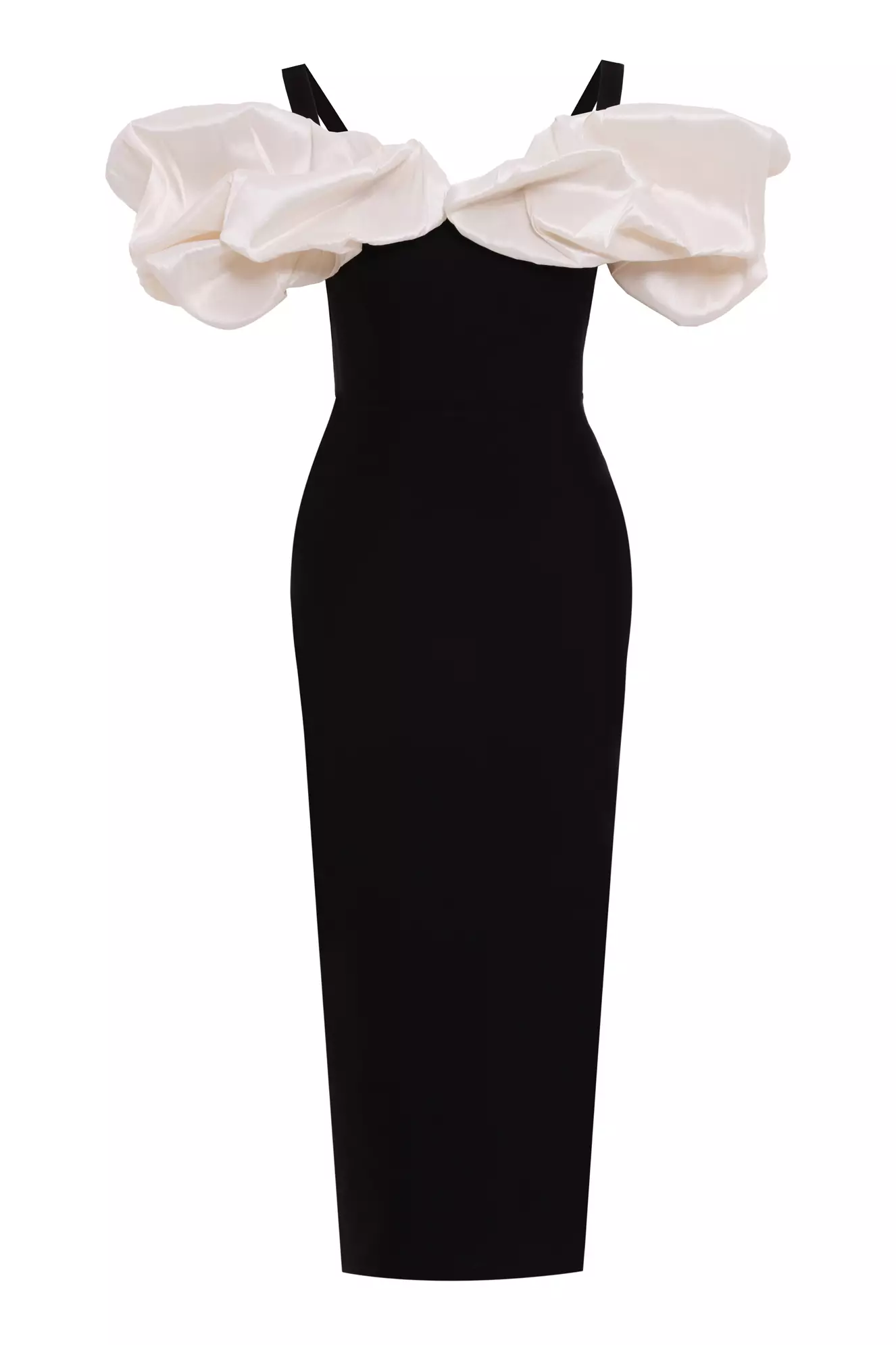 Printed Crepe Sleeveless Long Dress