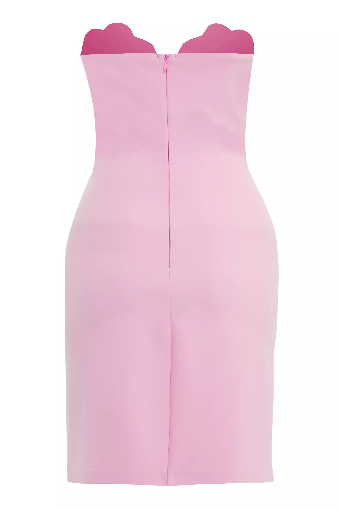 Blush Crepe Sleeveless Mini Dress