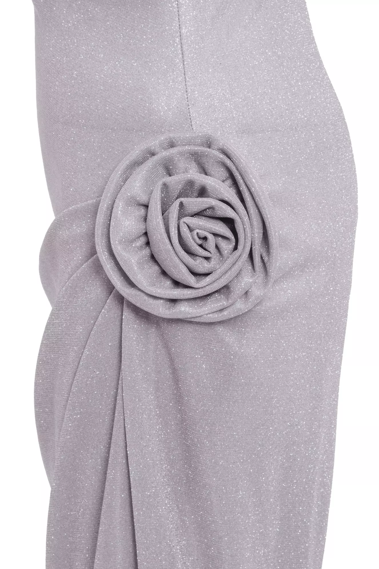 Silver Glare Sleeveless Long Dress