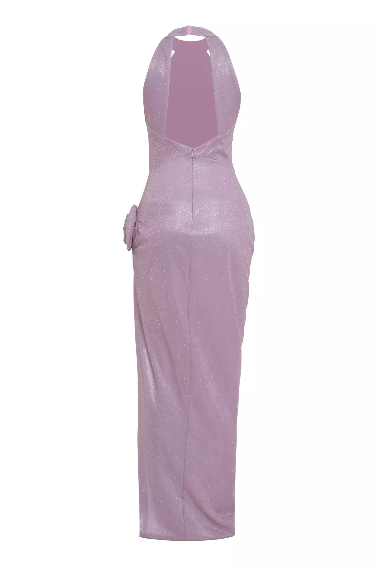 Blush Glare Sleeveless Long Dress