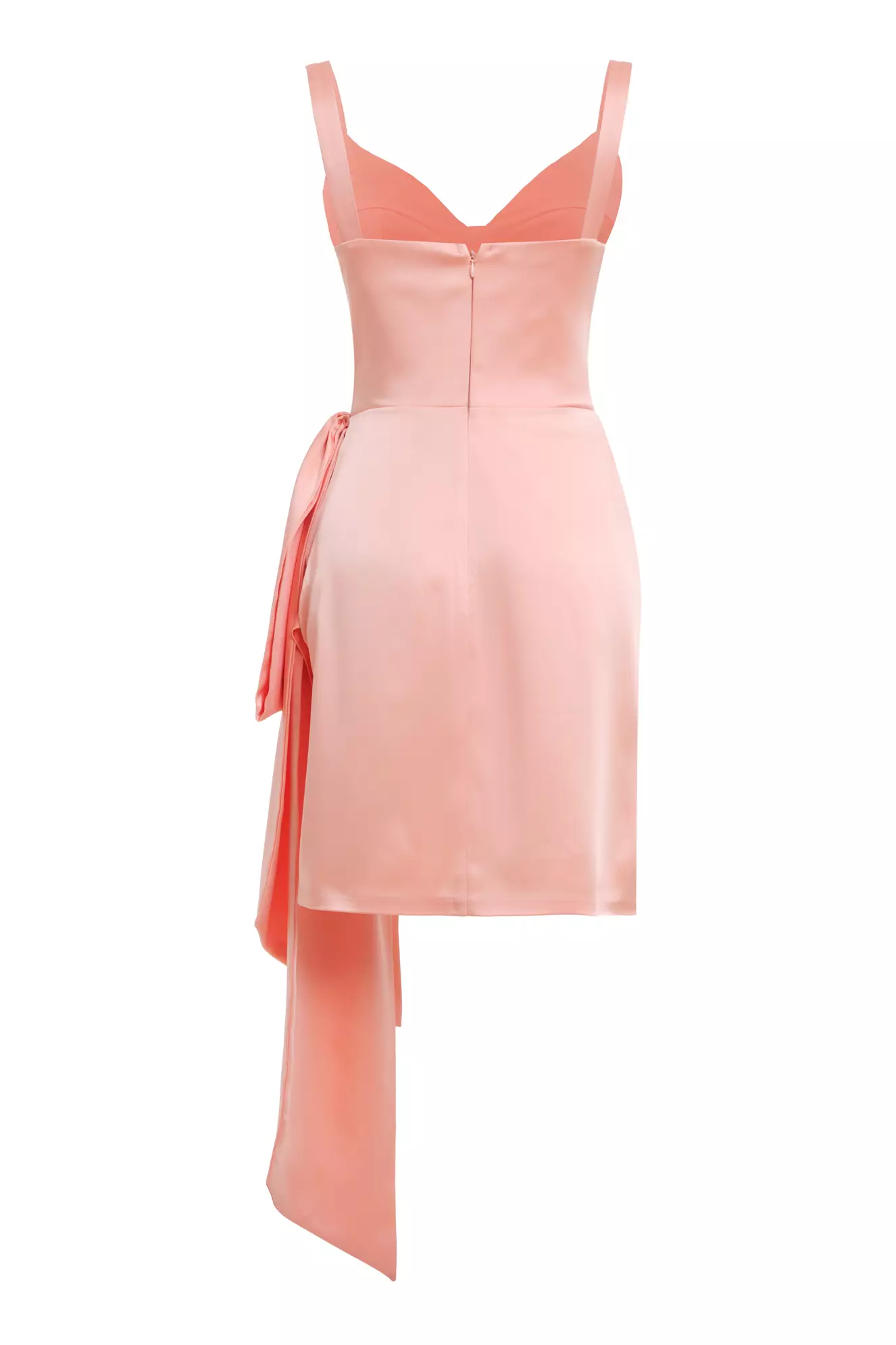Printed Satin Sleeveless Mini Dress