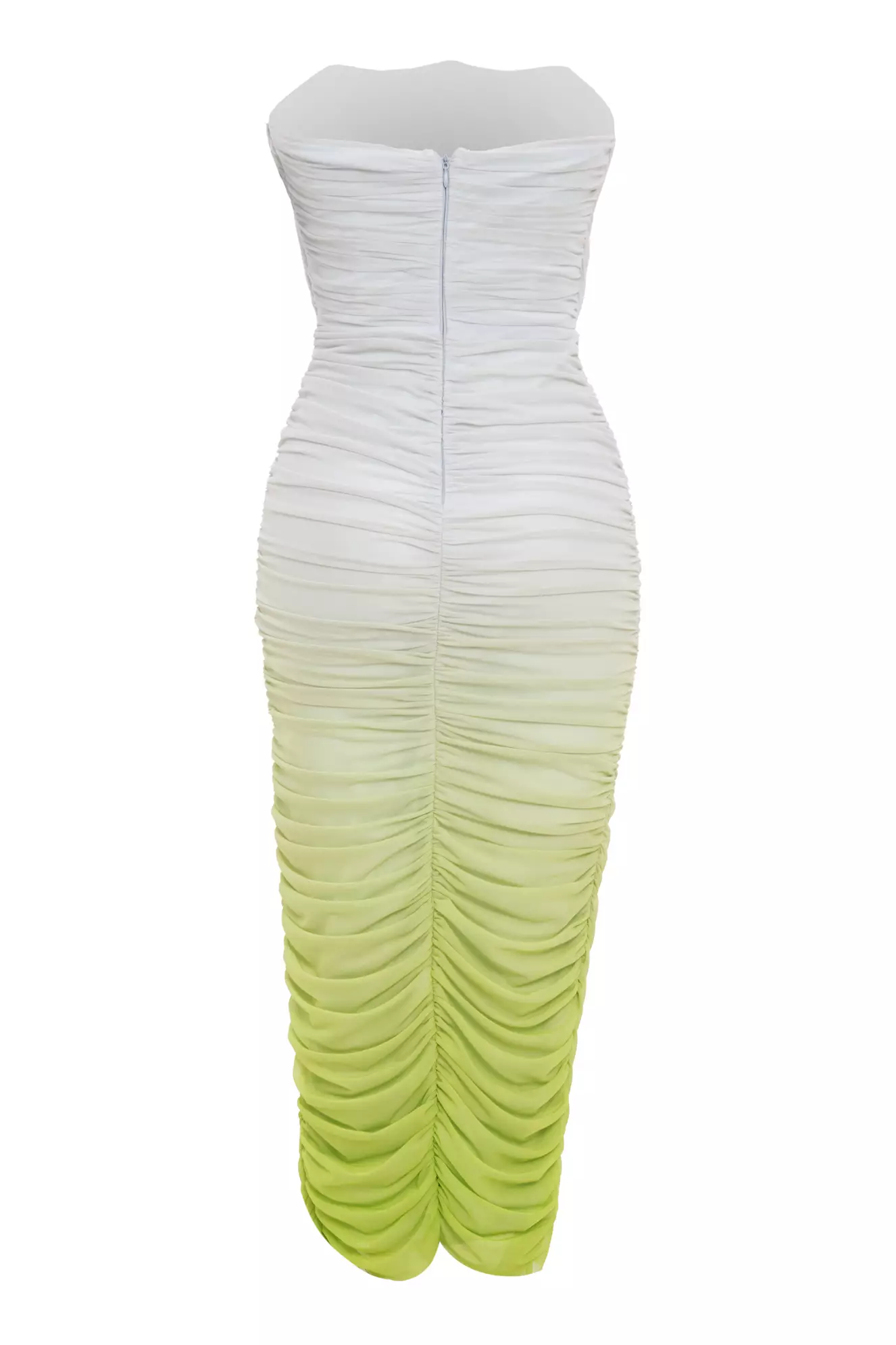 Green Tulle Sleeveless Maxi Dress