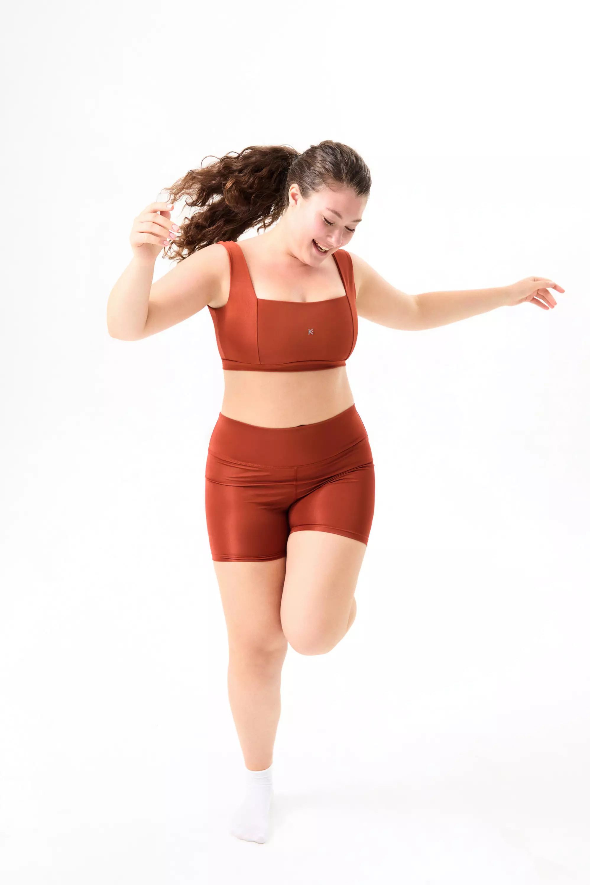Copper Mini Activewear Tayt