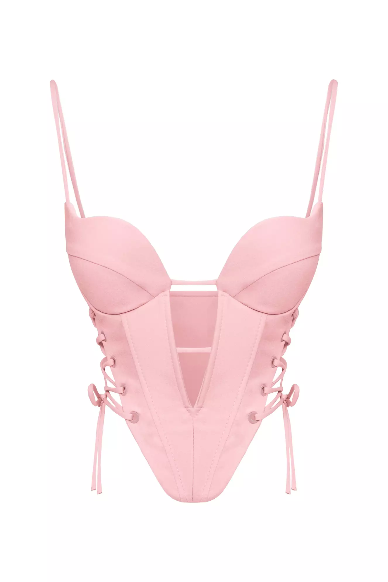 Blush Crepe Crop Top
