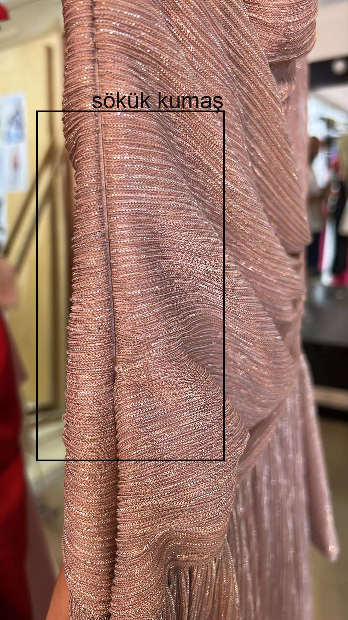 Blush moonlight one arm long dress