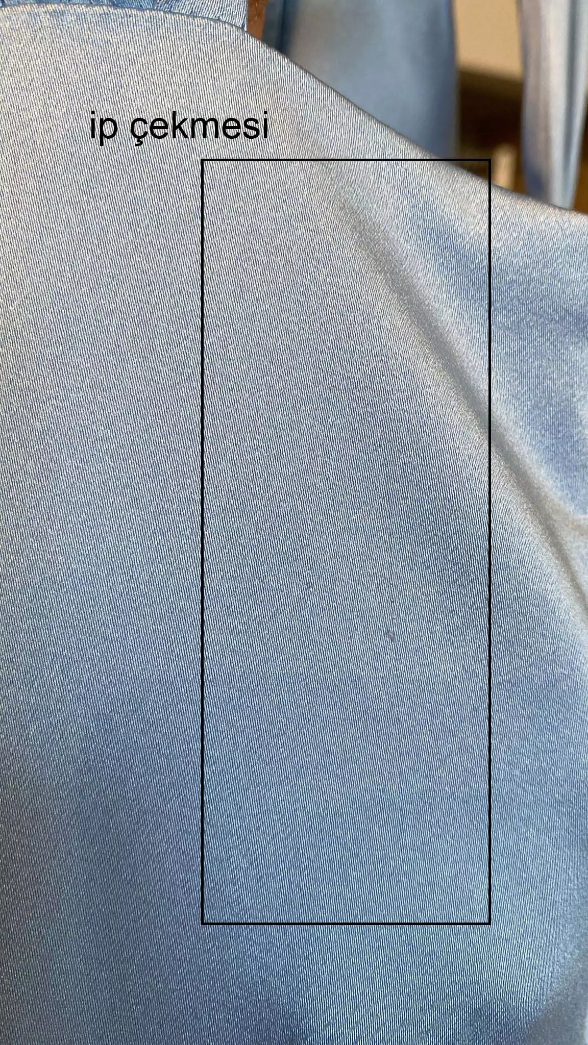 Blue satin sleeveless long dress