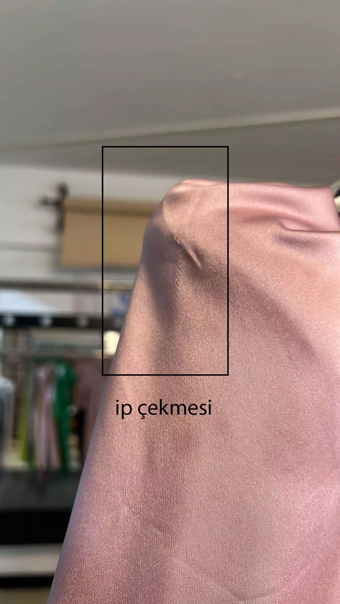 Blush satin long sleeve long dress