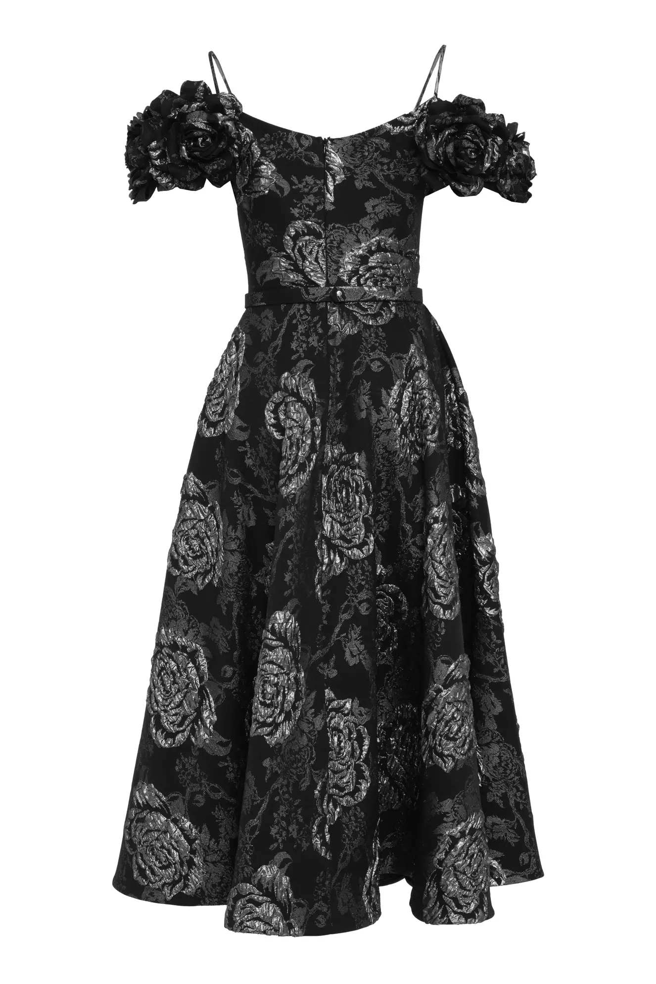 Silver jakar sleeveless maxi dress