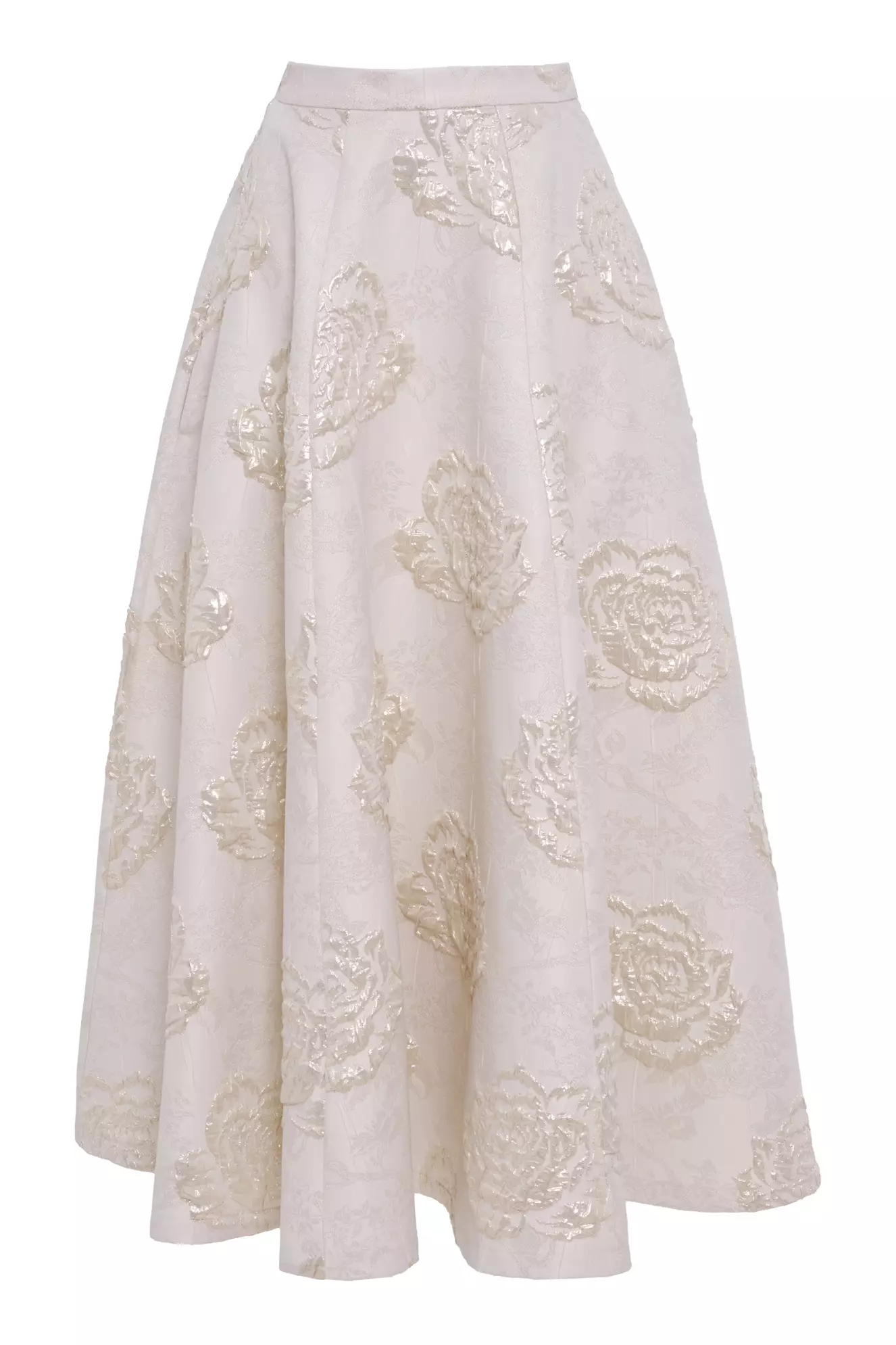 White Jakar Long Skirt