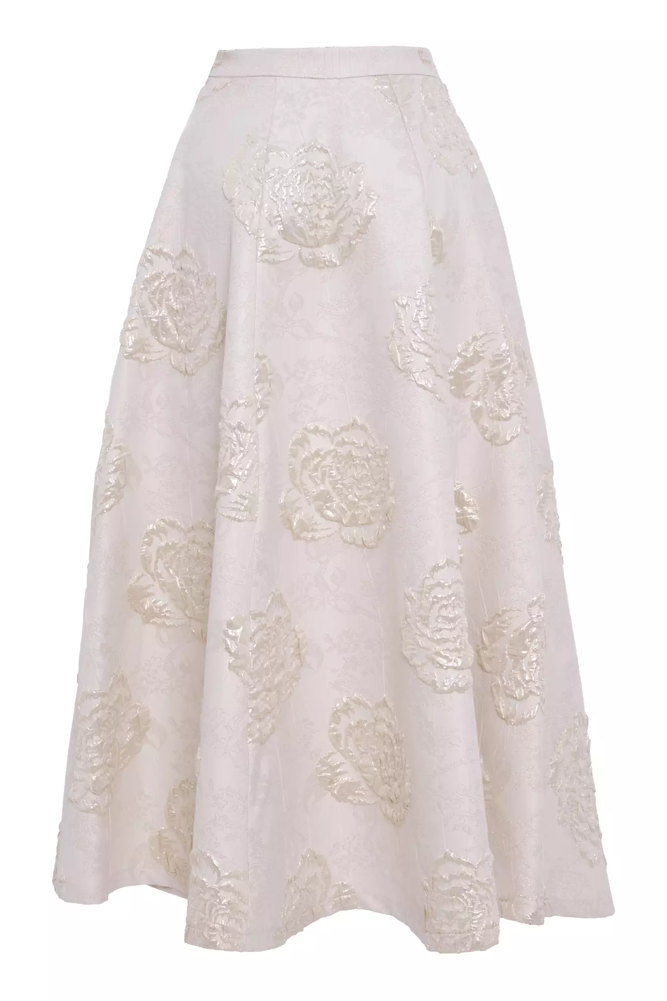 White Jakar Long Skirt