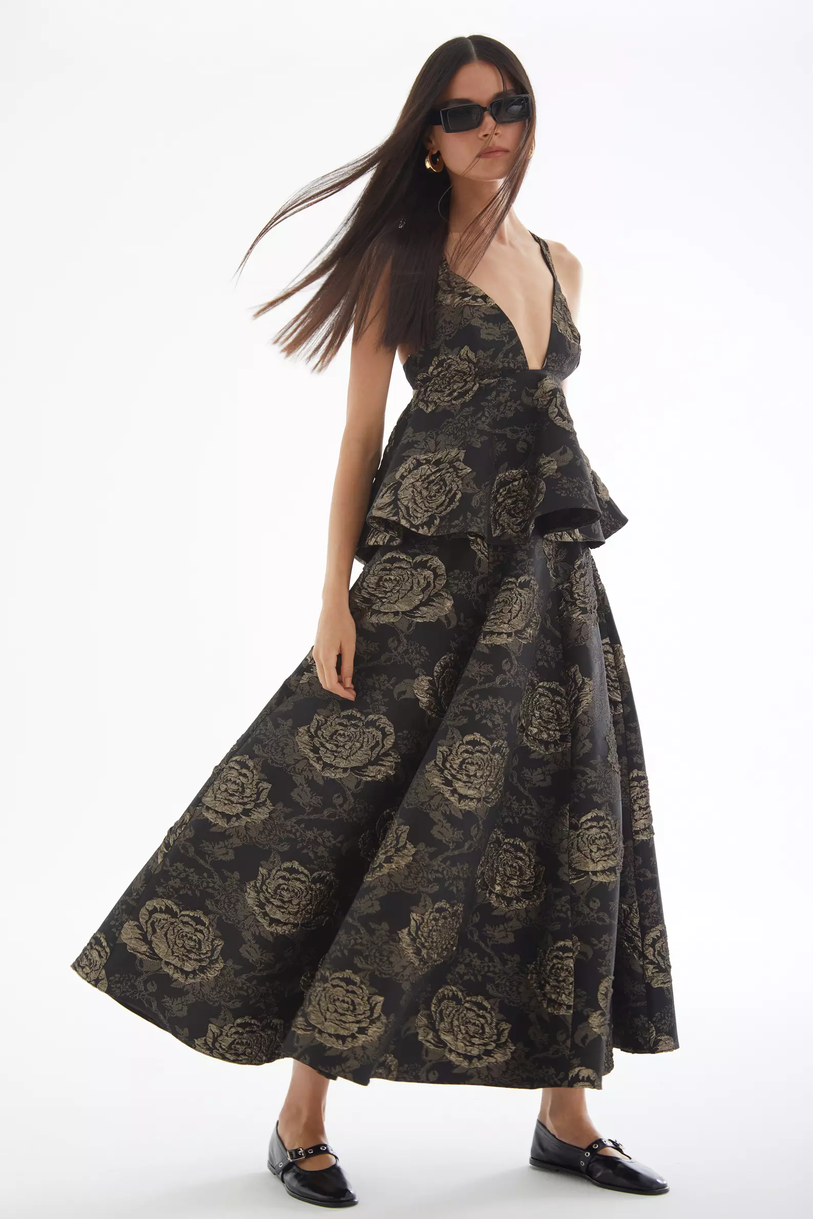 Gold Jakar Long Skirt