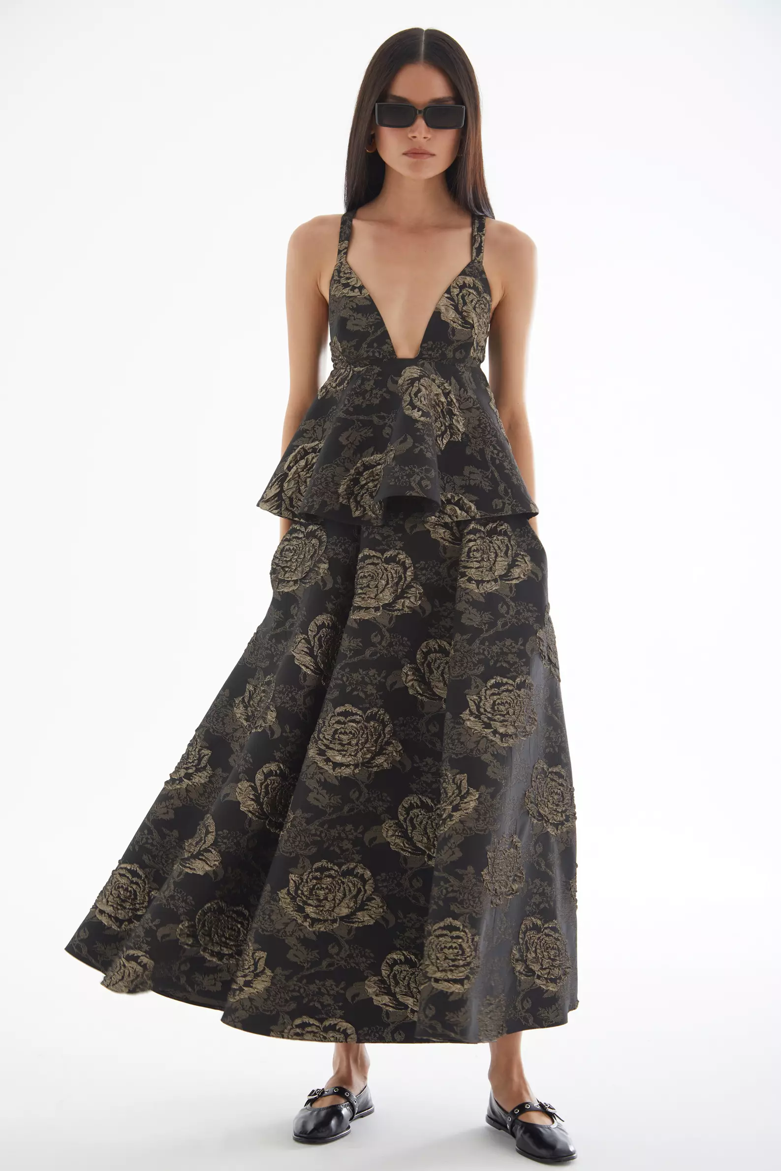 Gold Jakar Long Skirt