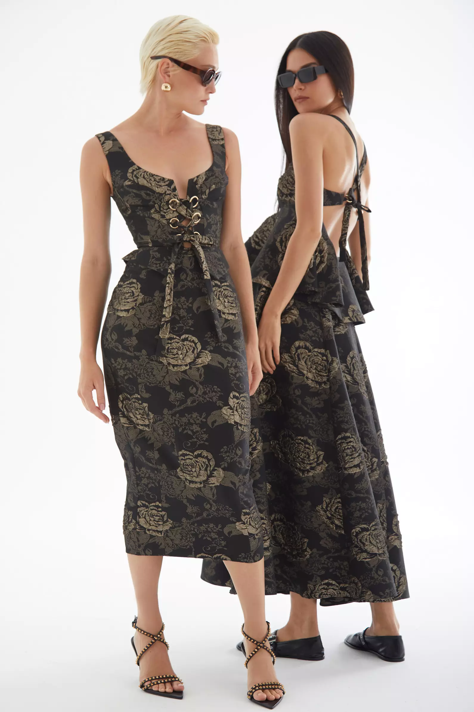 Gold Jakar Long Skirt