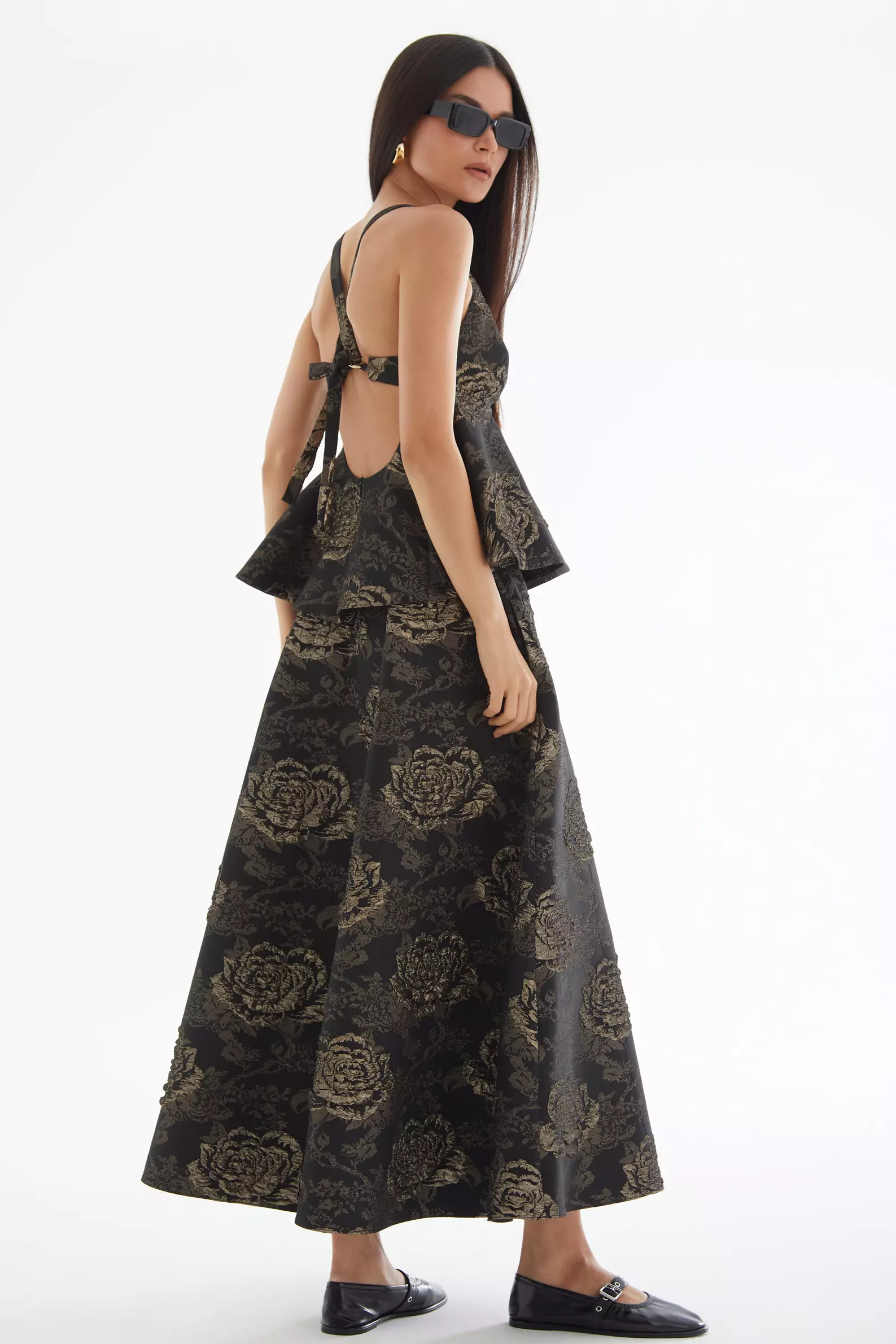 Gold Jakar Long Skirt