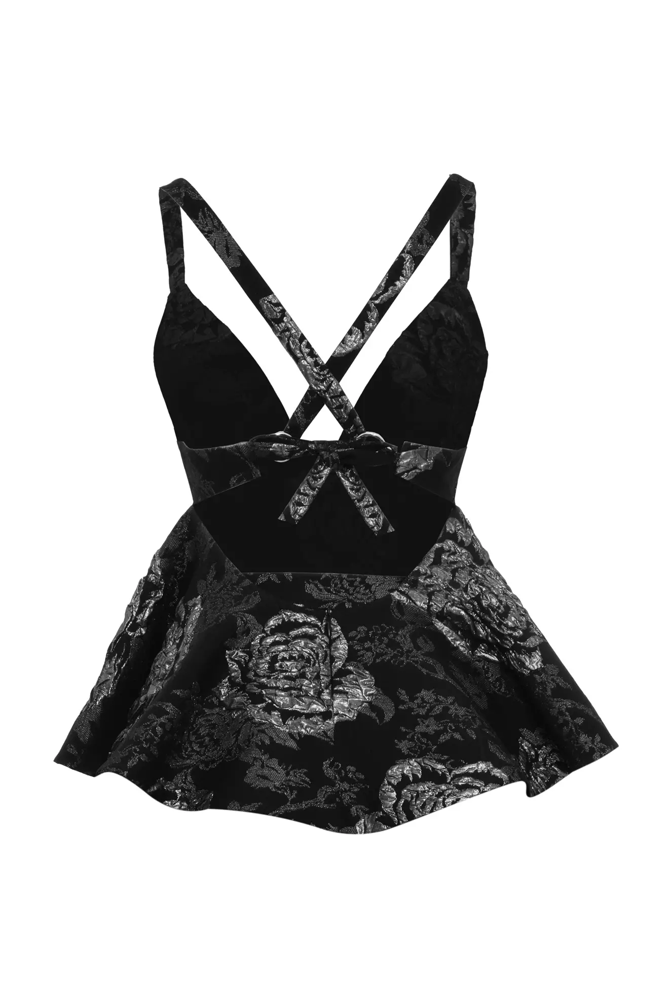 Silver Jakar Sleeveless Mini Shirt