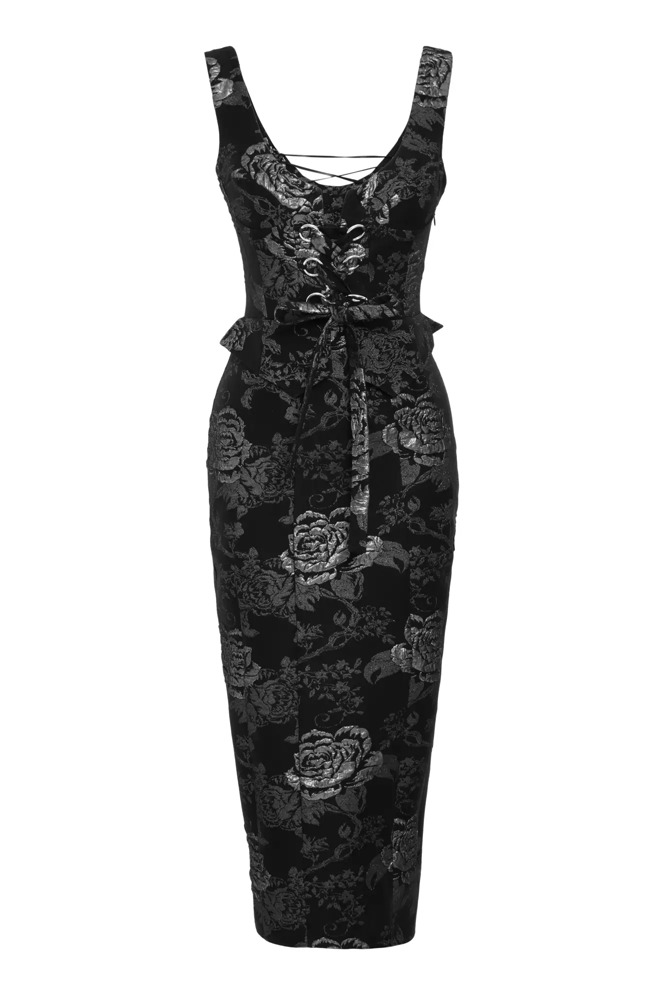 Silver Jakar Sleeveless Maxi Dress
