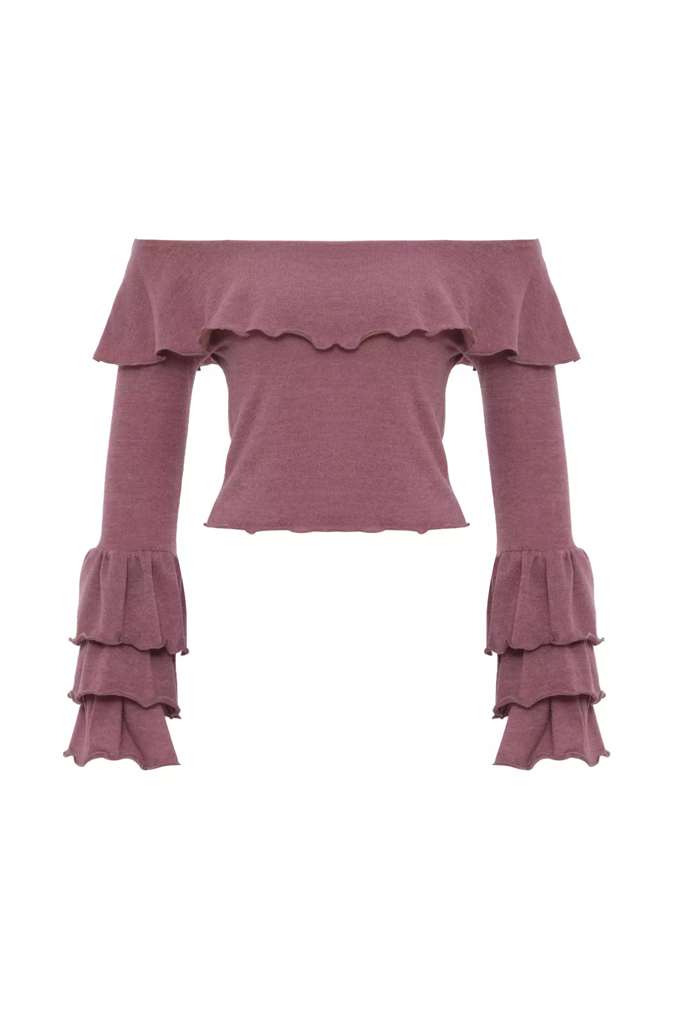 Dried Rose Triko Long Sleeve Shirt