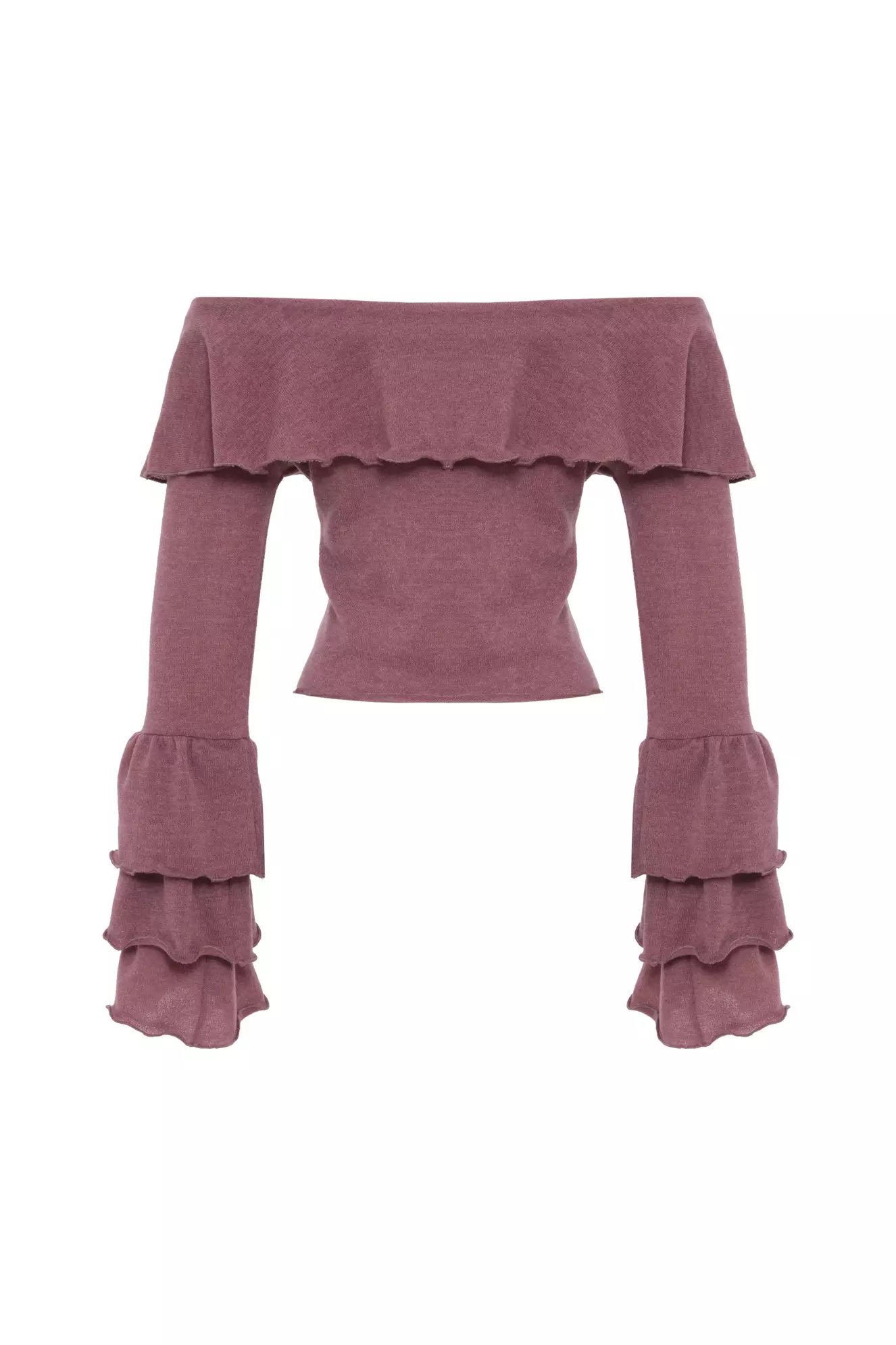 Dried Rose Triko Long Sleeve Shirt