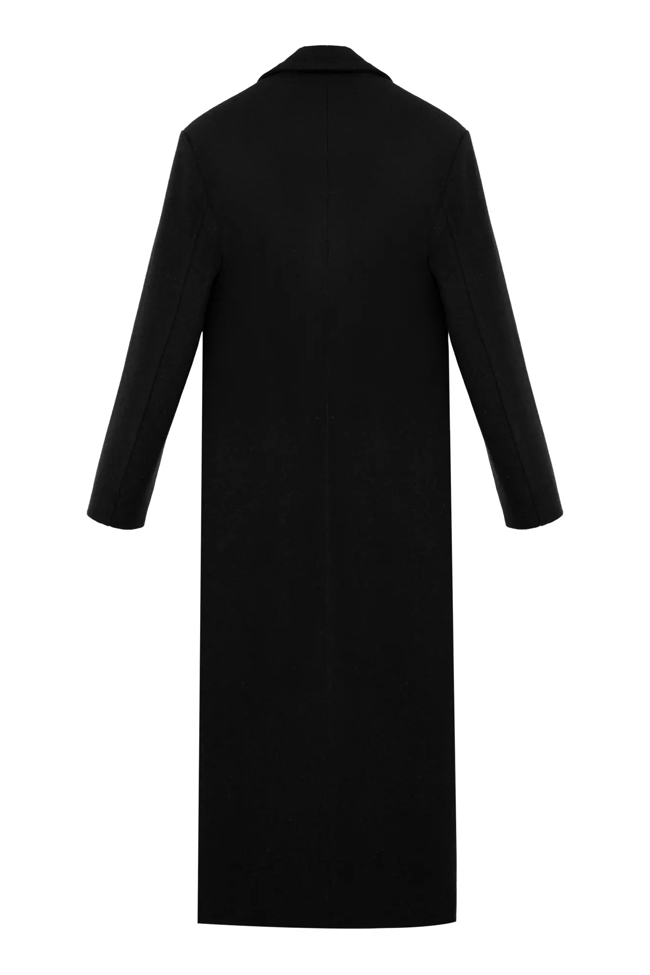 Black Kase Long Sleeve Long Coat