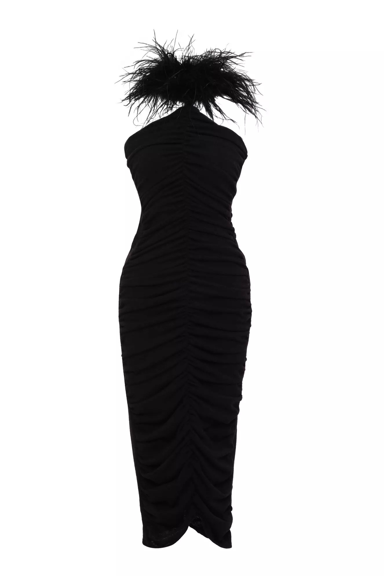 Black Triko Sleeveless Maxi Dress